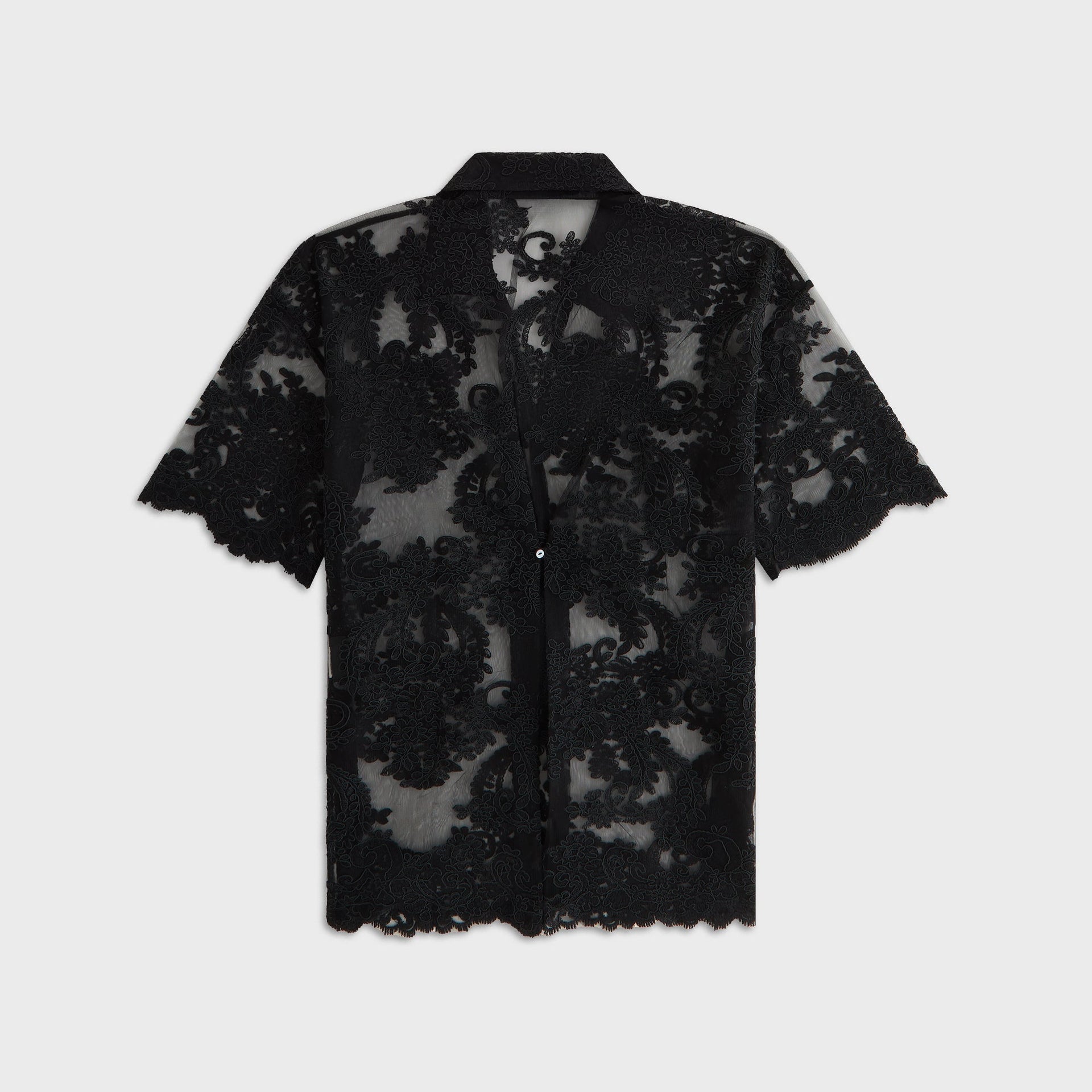 Lisa for Kith Women Laina Lace Overshirt - Black