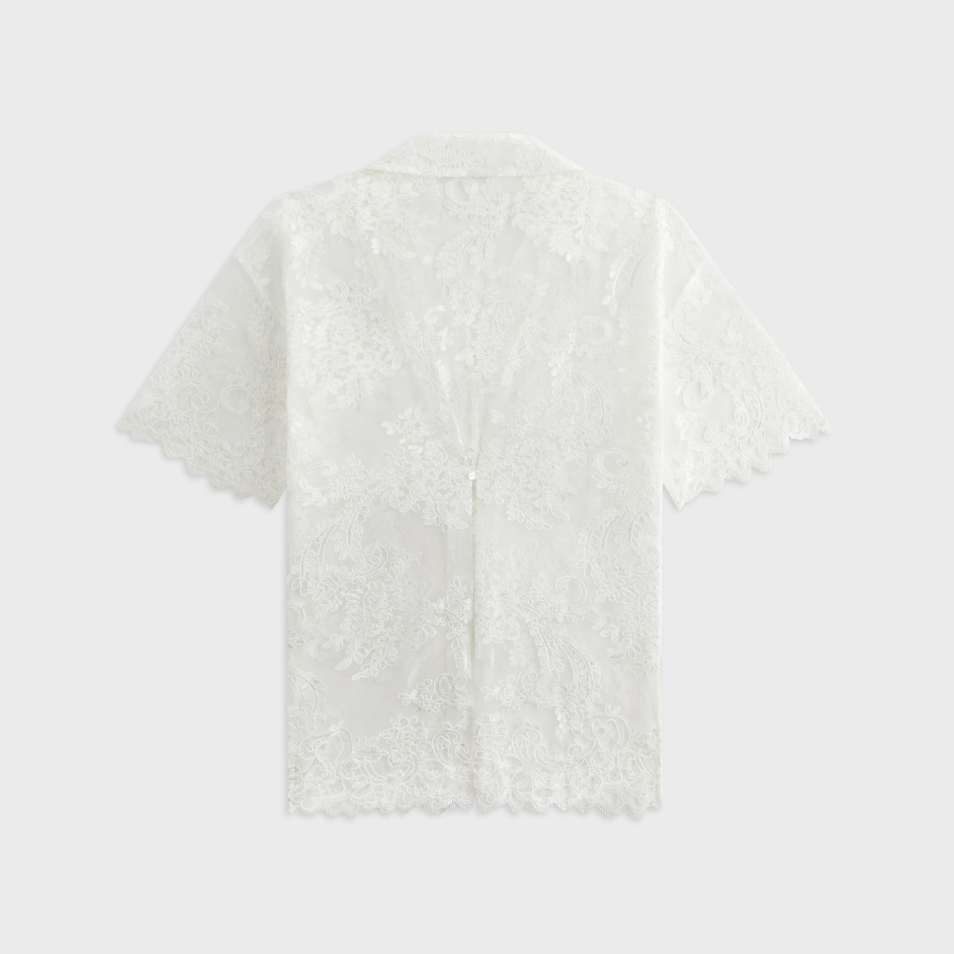 Lisa for Kith Women Laina Lace Overshirt - White