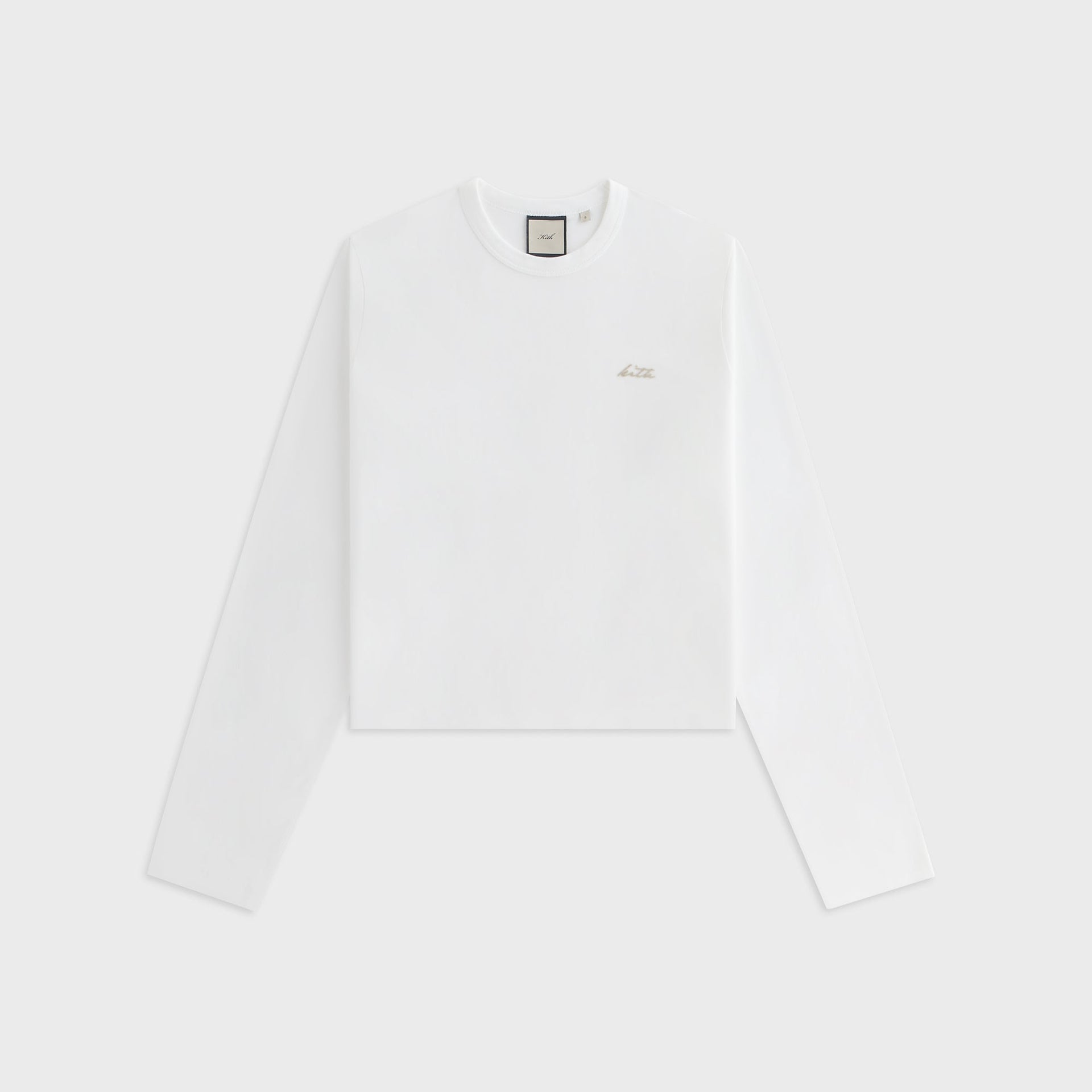 Kith Women Shrunken Jay Long Sleeve - White