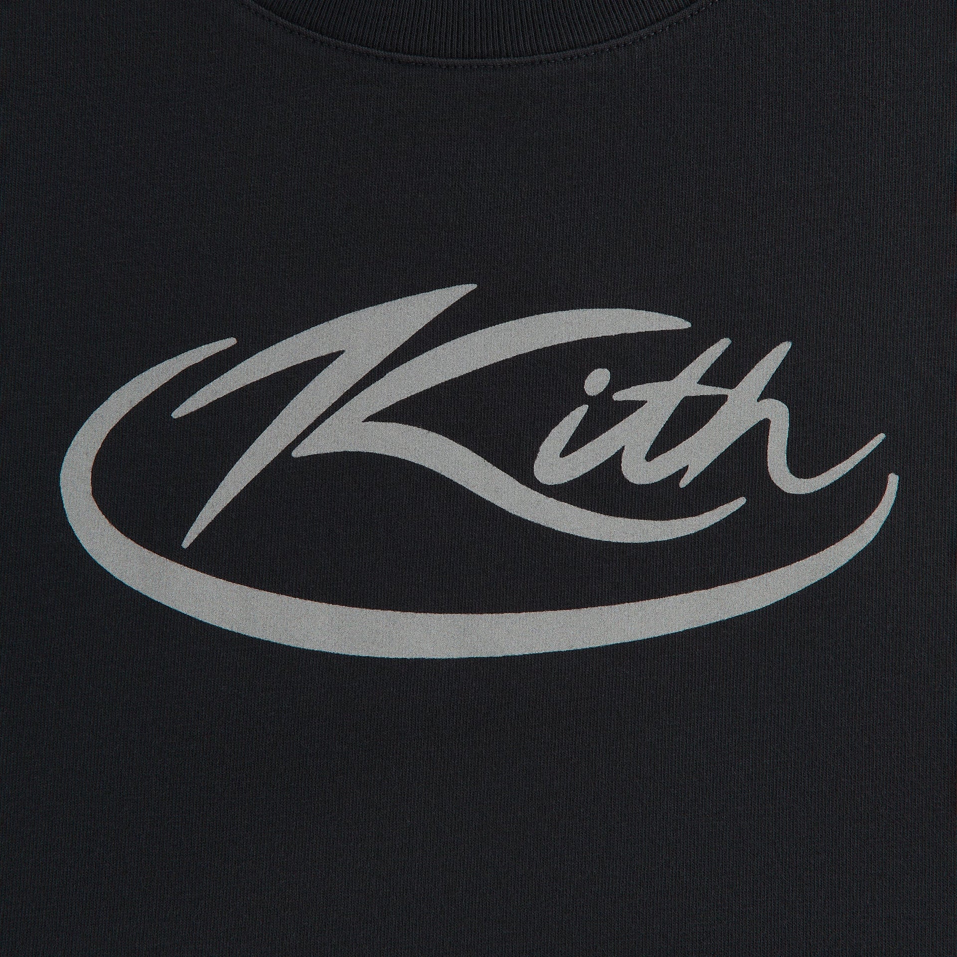 Kith Women Fei Reflective Logo Tee - Black