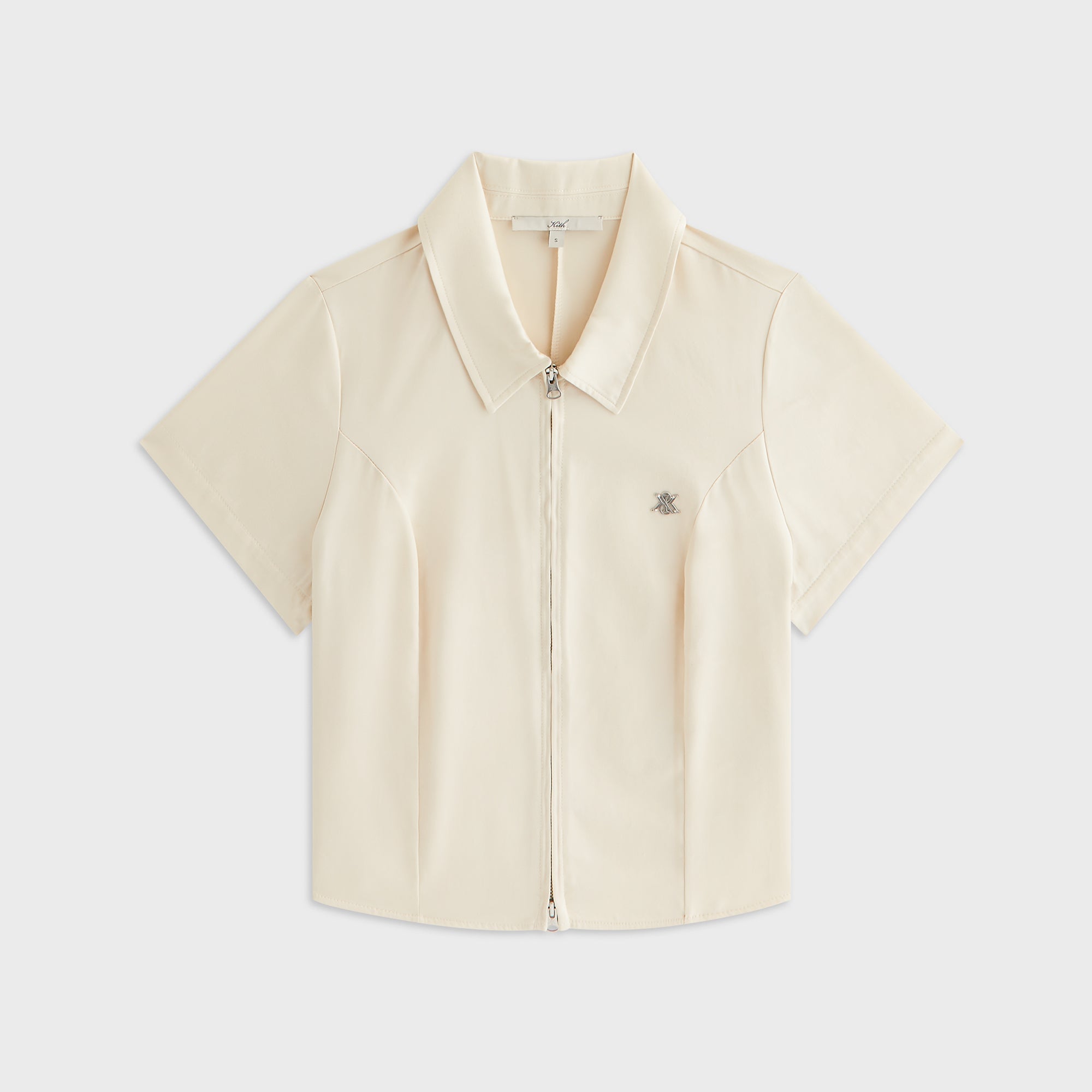 Kith Women Caela Zip Polo Shirt - Silk – Kith Japan
