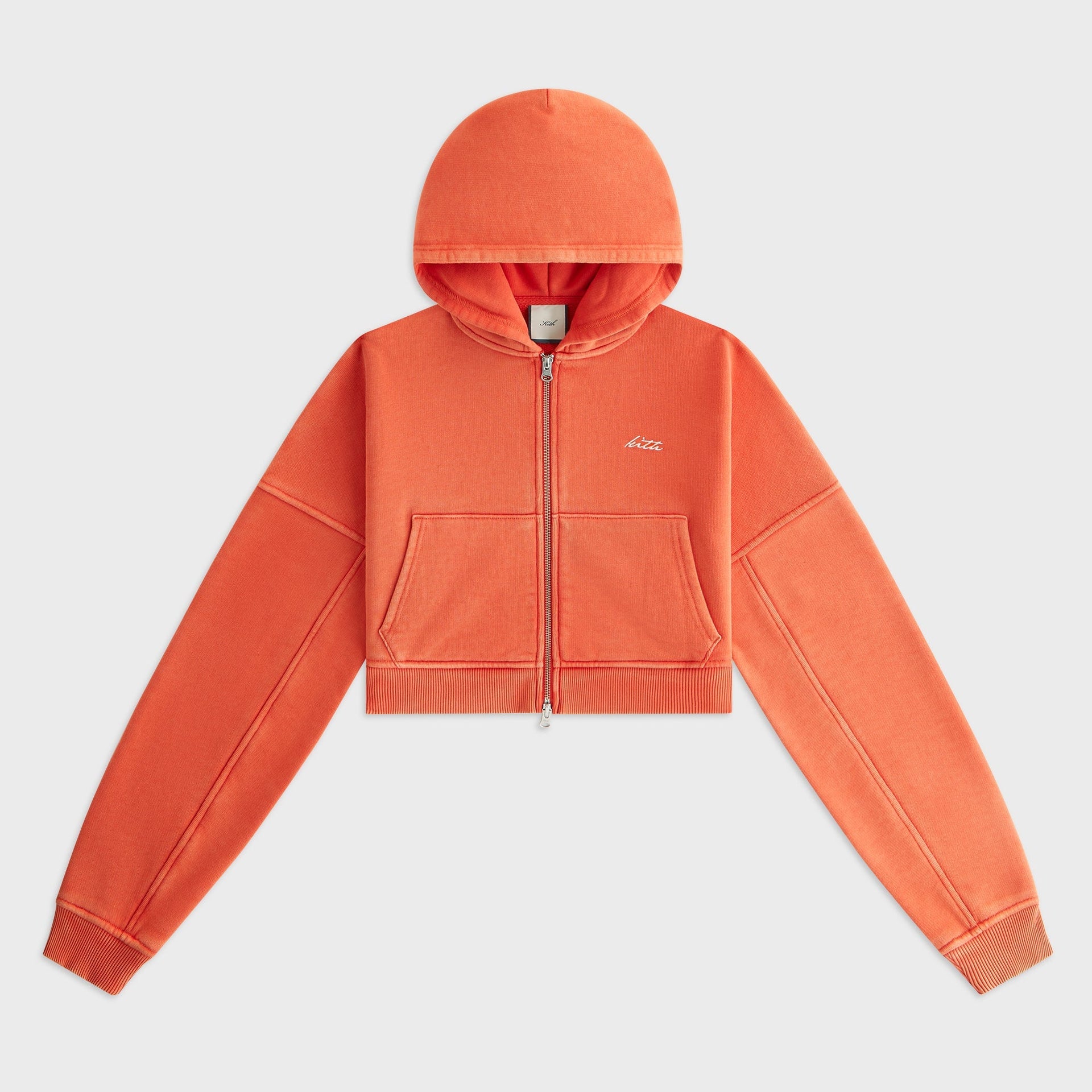 Kith Women Hendler Cropped Hoodie - Wildfire - PH