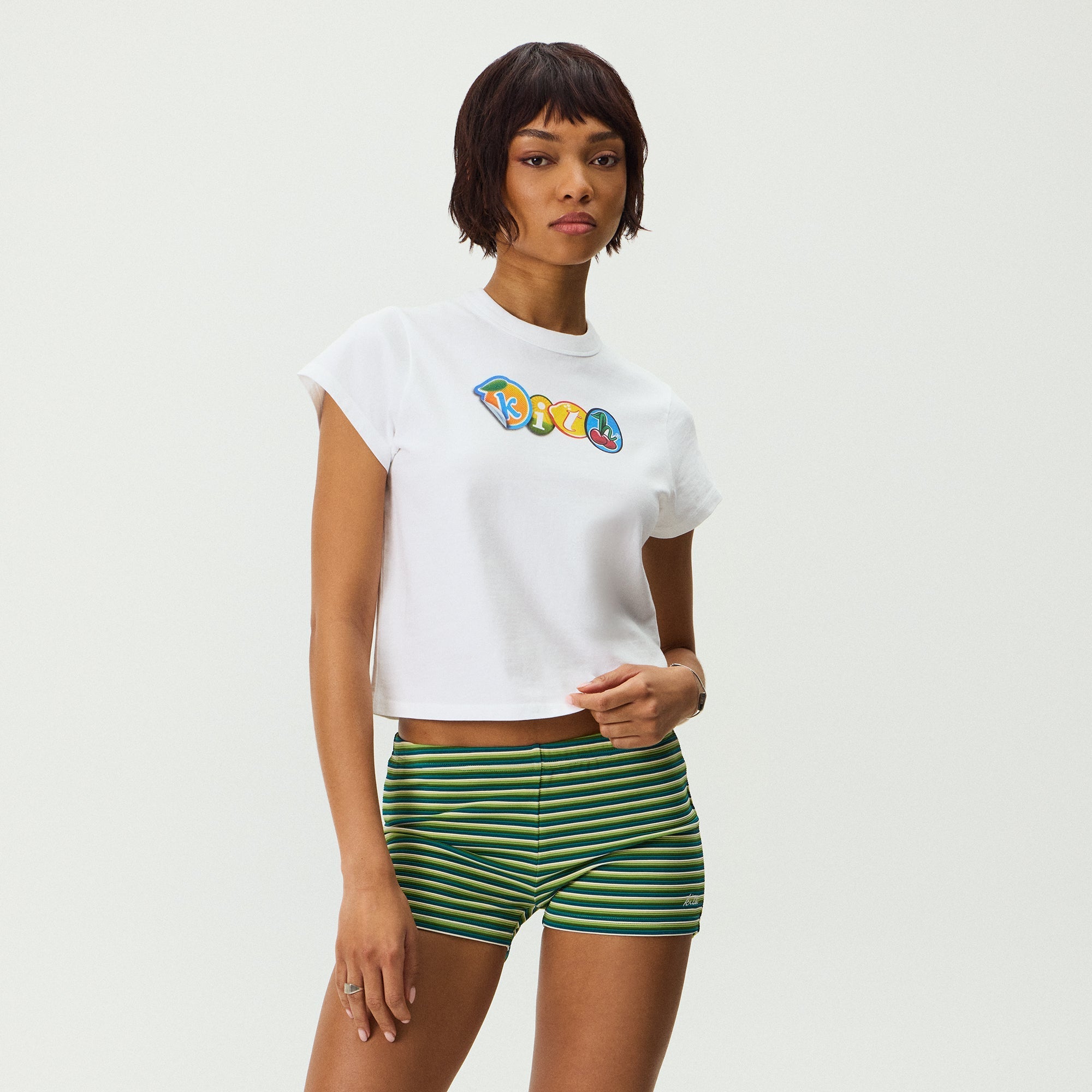 Kith Women Mulberry Vintage Sticker Tee - White – Kith Japan