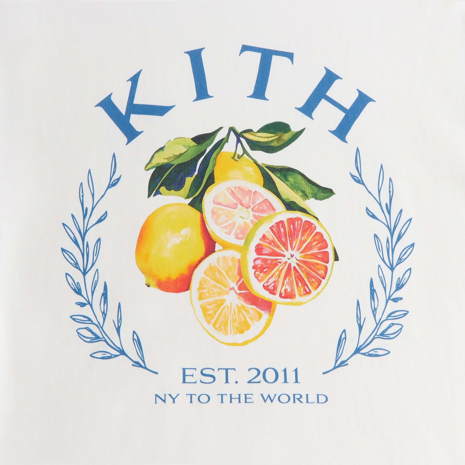 Kith Women Vintage Citrus Crest Tee - White - PH