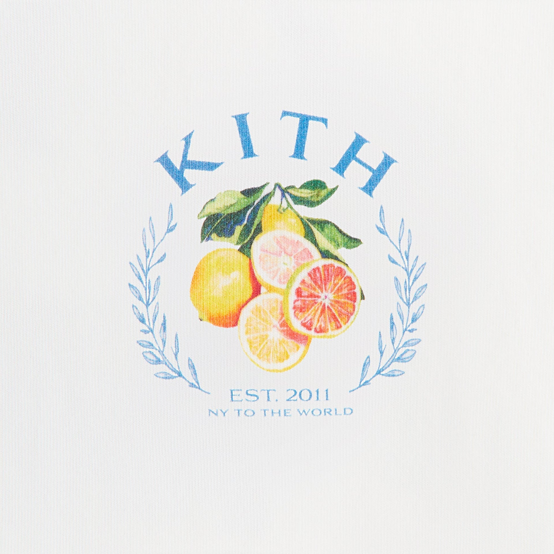 Kith Women Vintage Citrus Crest Tee - White - PH