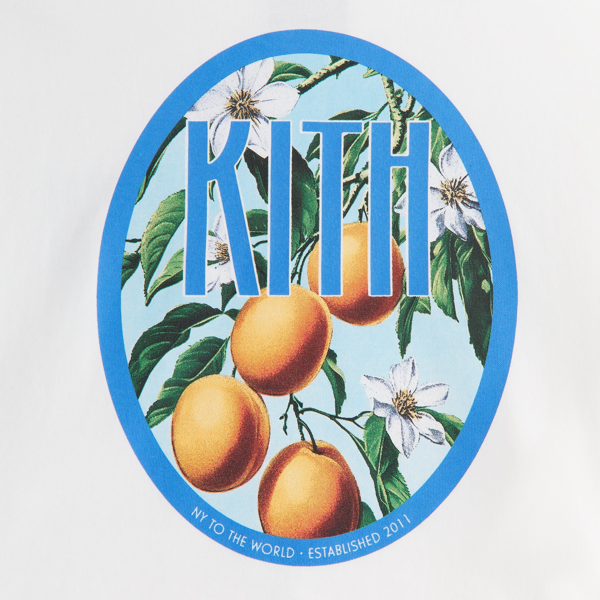 Kith Women Jasper Summer Peach Long Sleeve - White – Kith Japan