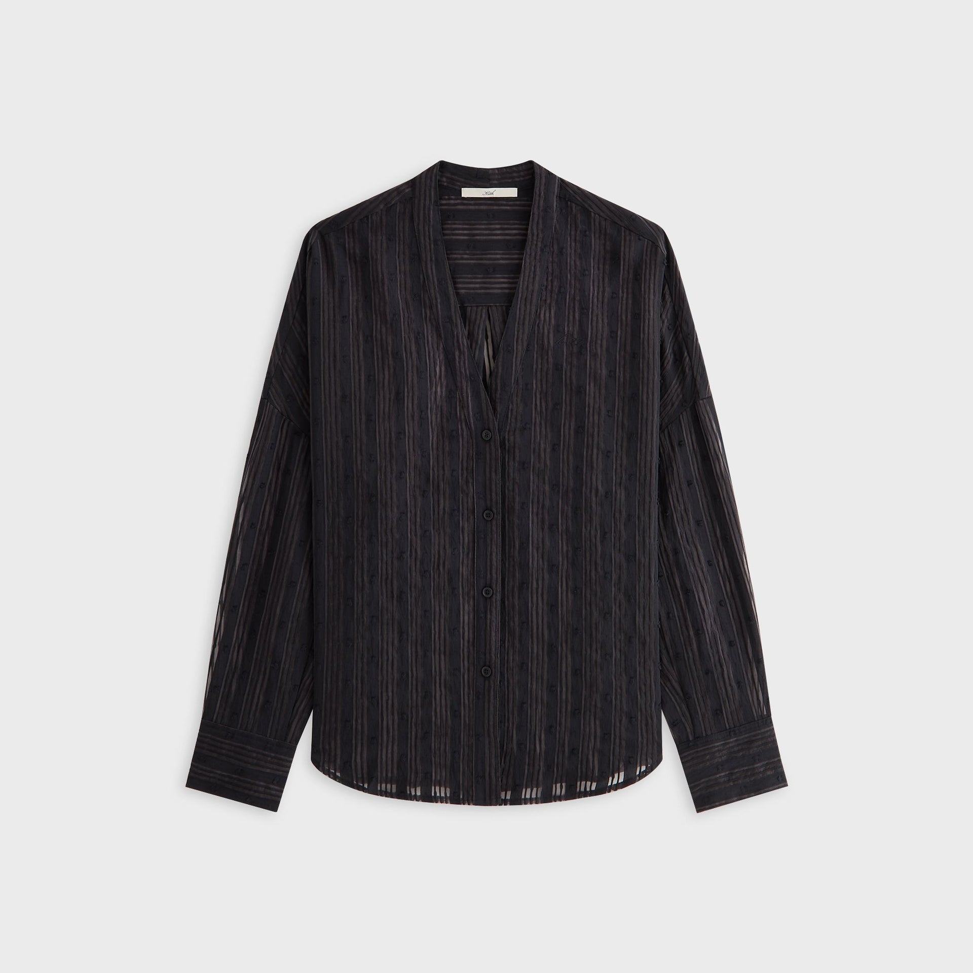 Kith Women Carmyn Sheer Cardigan Shirt - Black - PH
