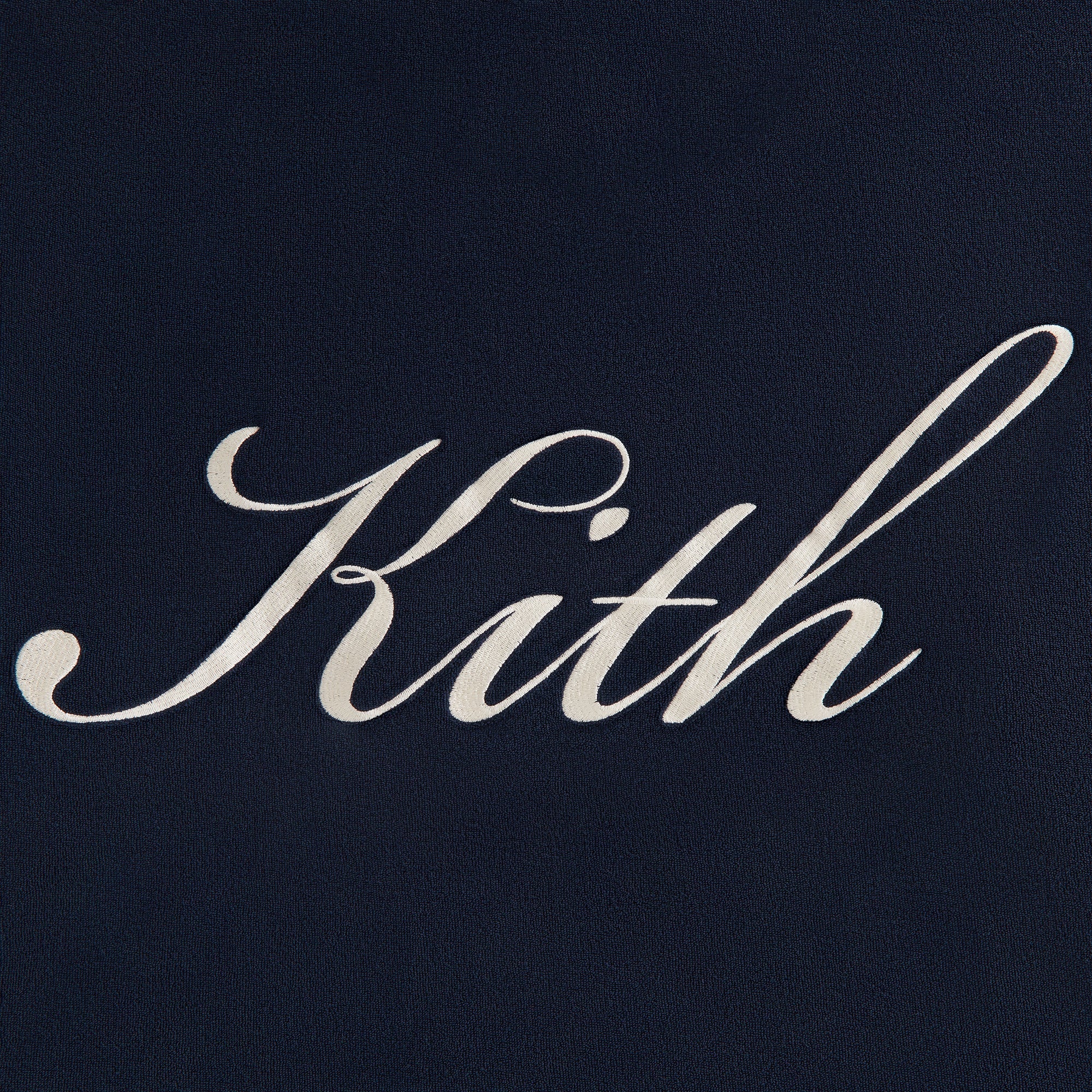 Kith Women Min Towel Terry Cropped Tee - Nocturnal – Kith Japan