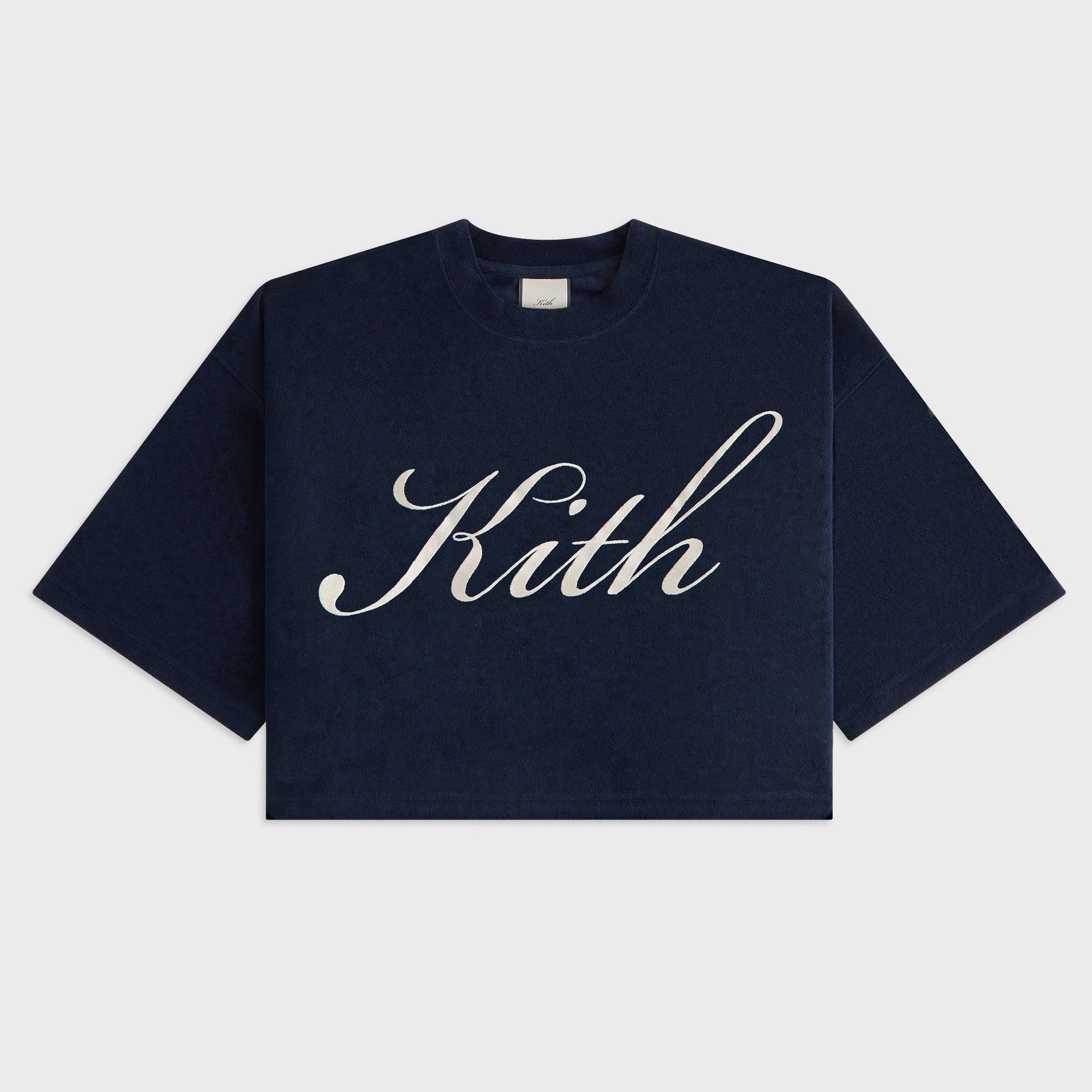 Kith Women Min Towel Terry Cropped Tee - Nocturnal