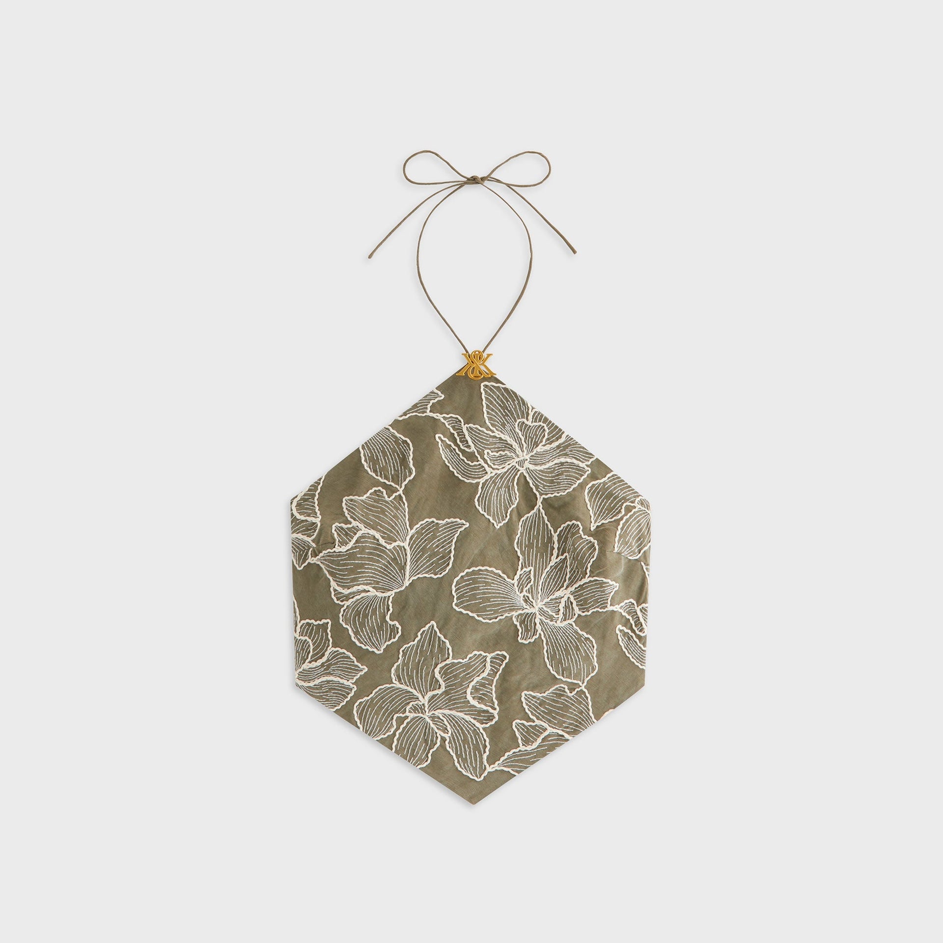 Kith Women Kumi Embroidered Halter Top - Dome - PH