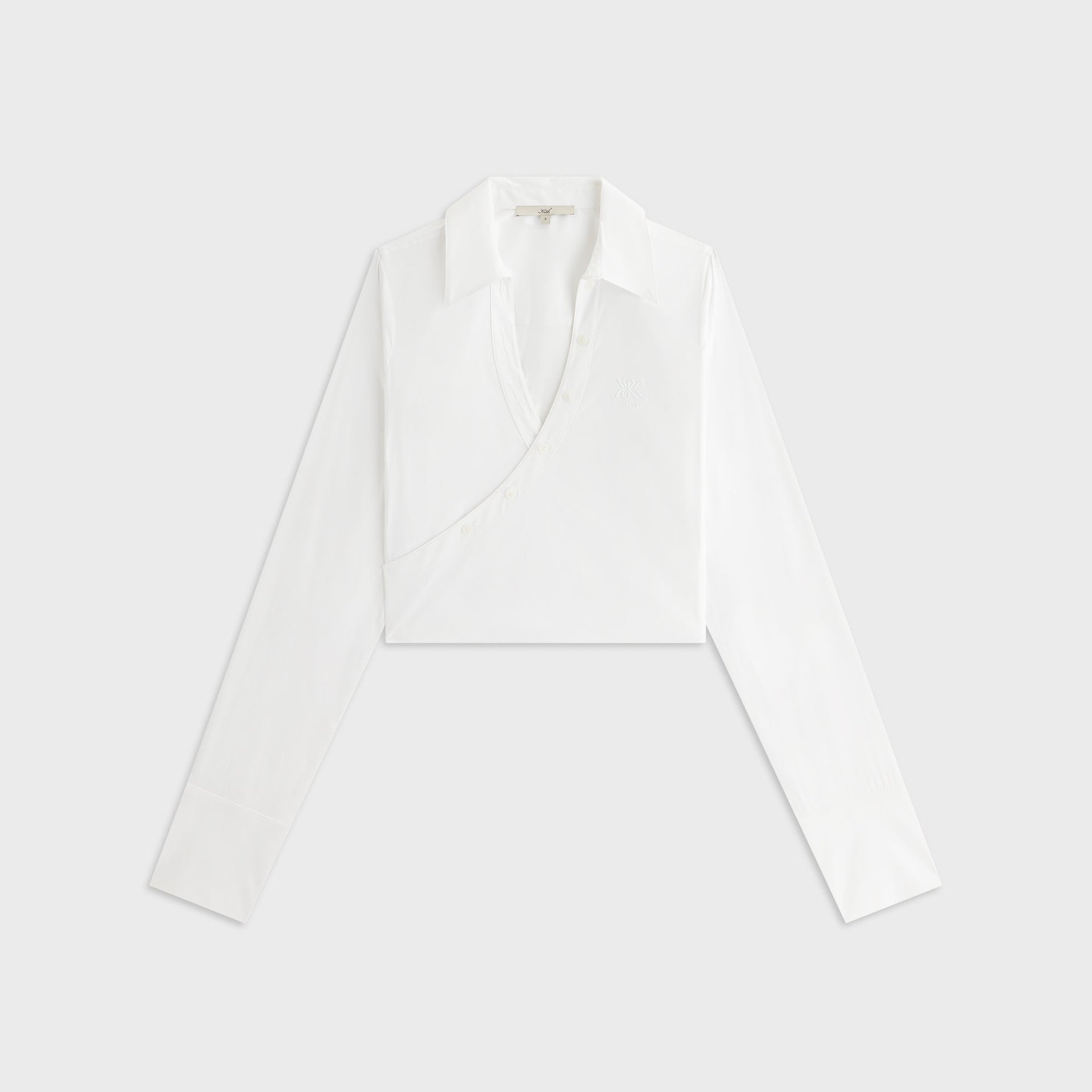Kith Women Kairi Poplin Wrap Shirt - White - PH