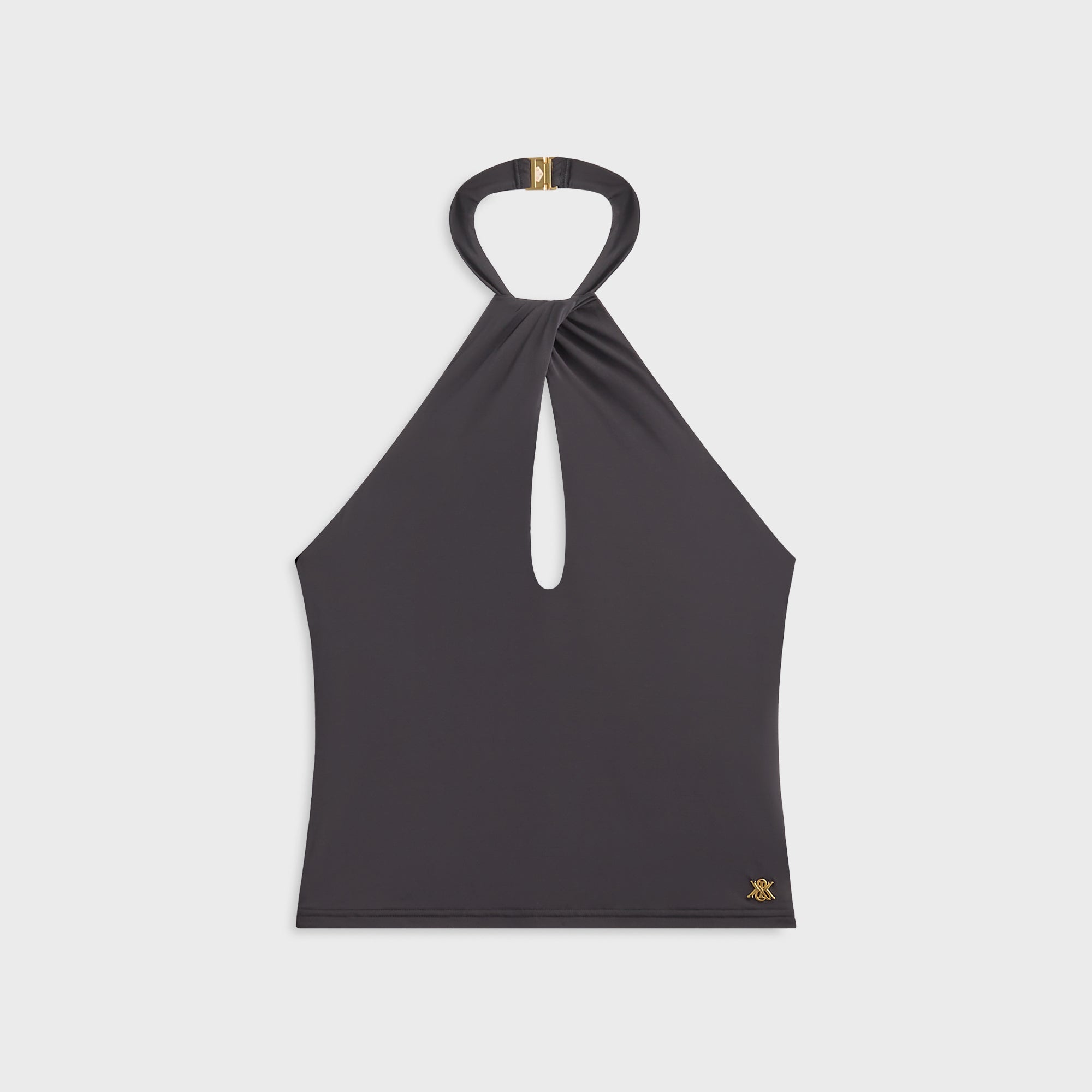 Kith Women Lea Cross Neck Halter Top - Black – Kith Japan