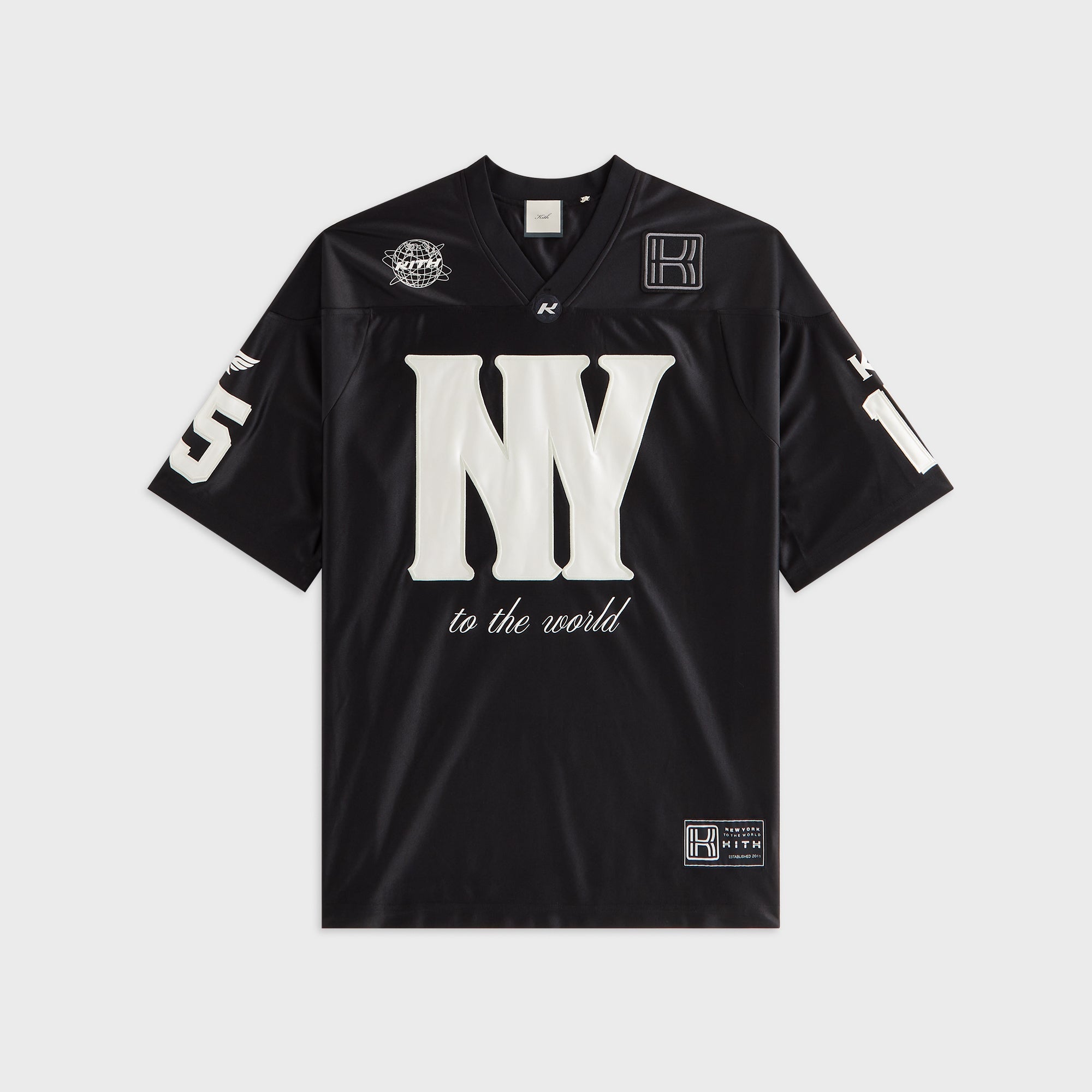 Kith Women Koda Football Jersey - Black – Kith Japan
