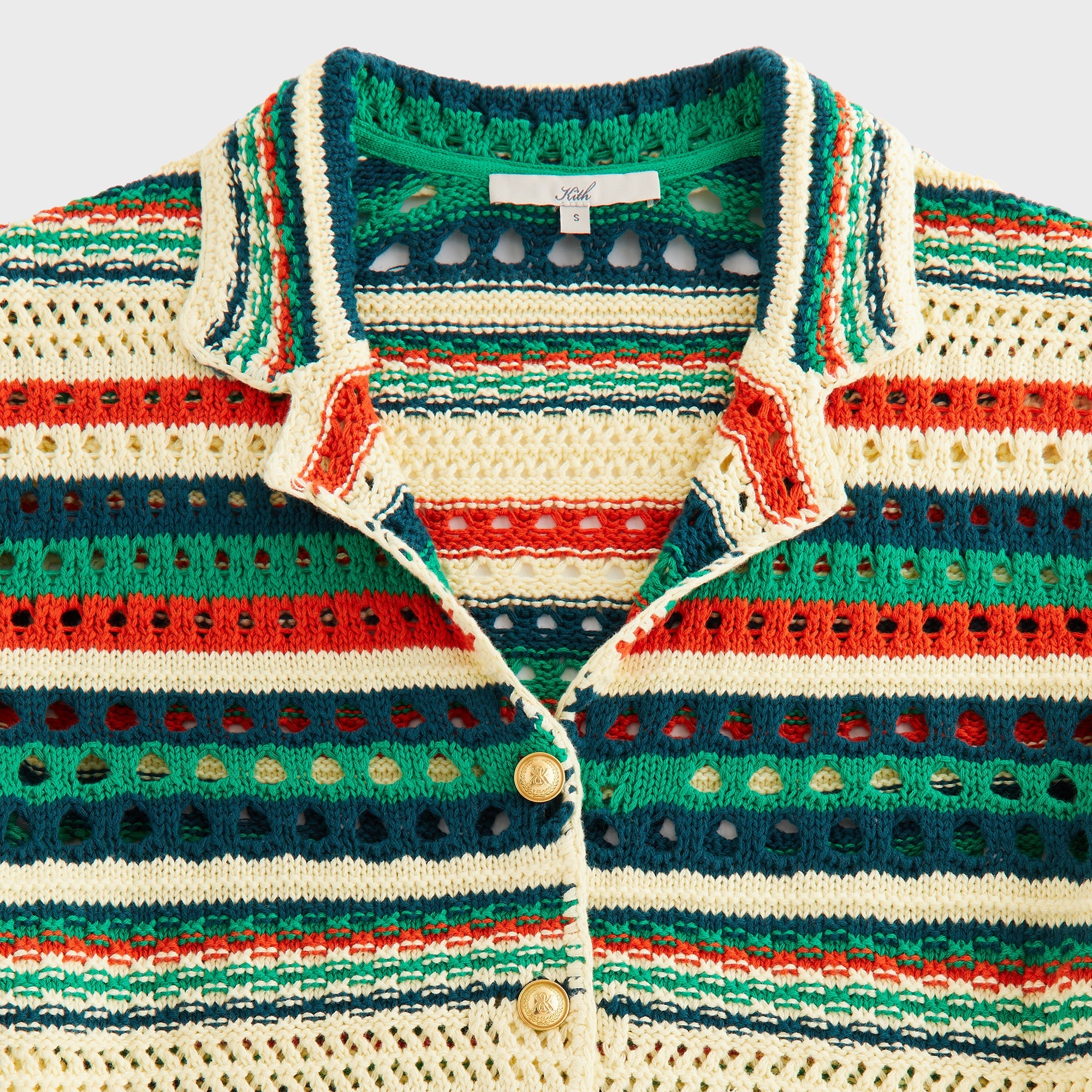 Kith Women Elena II Eyelet Crochet Shirt - Spirited – Kith Japan