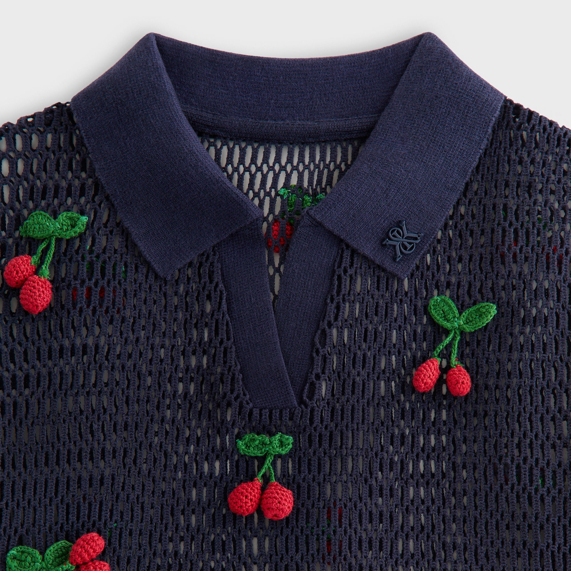 Kith Women Hedi Cherry Sweater Polo - Nocturnal – Kith Japan