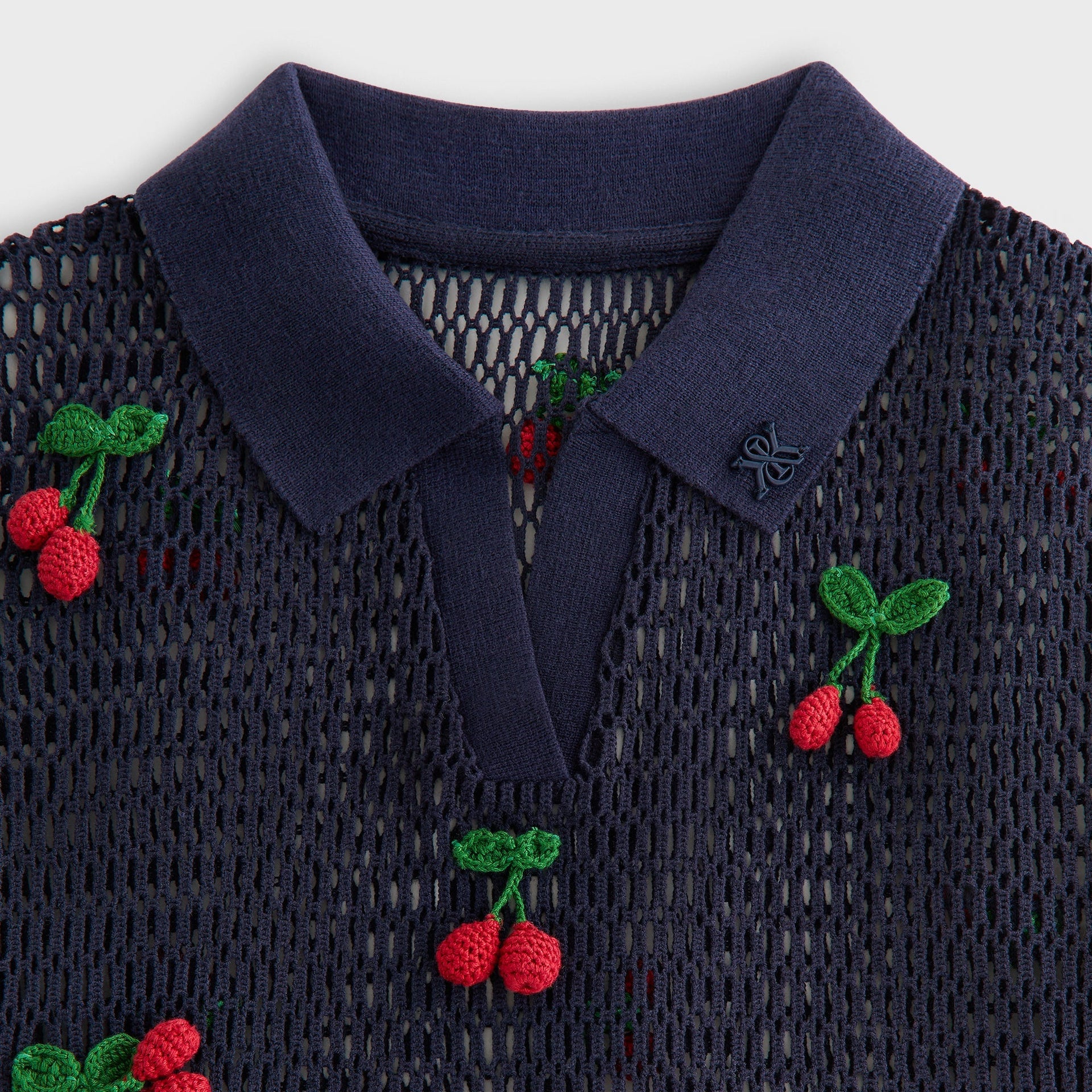 Kith Women Hedi Cherry Sweater Polo - Nocturnal - PH