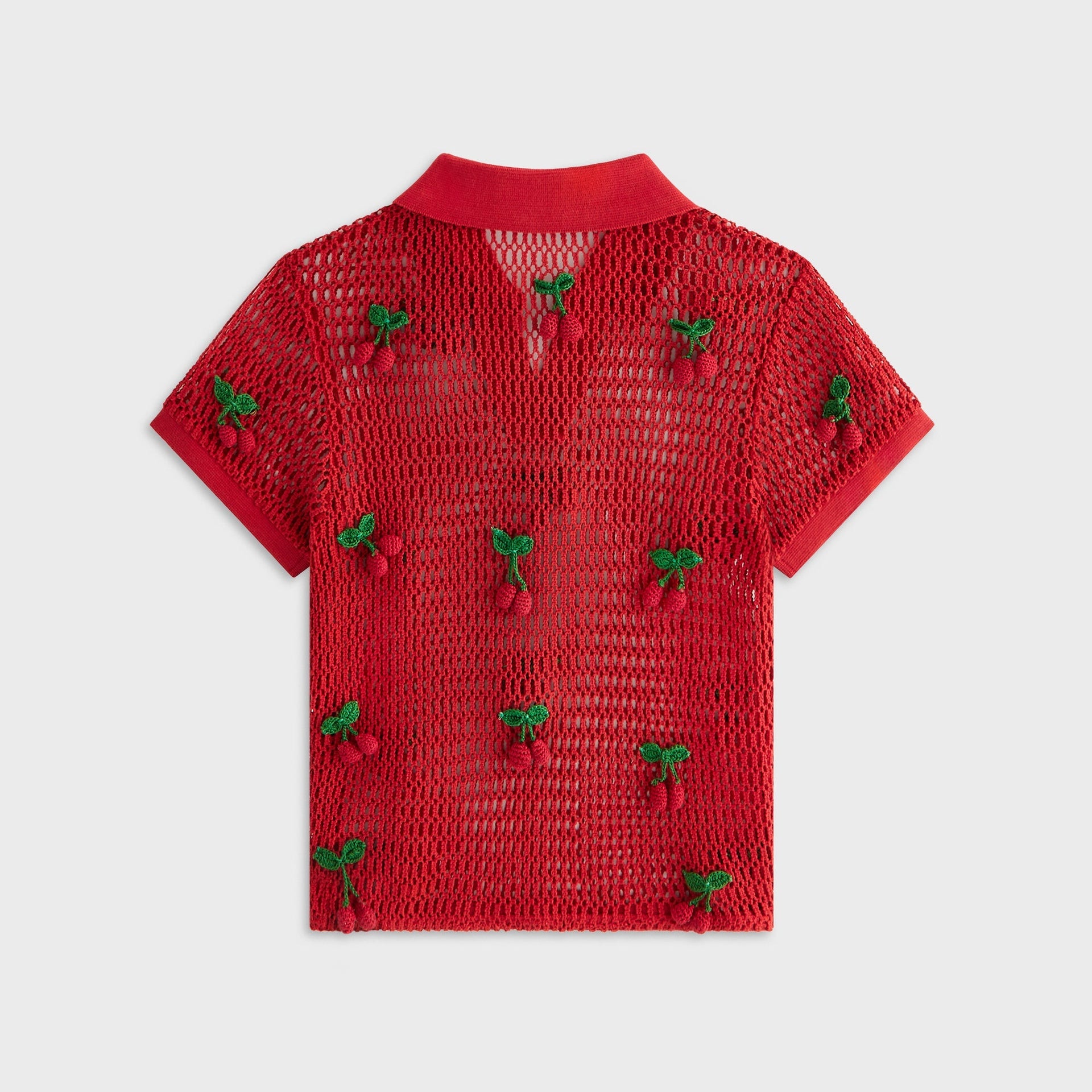 Kith Women Hedi Cherry Sweater Polo - Fury - PH