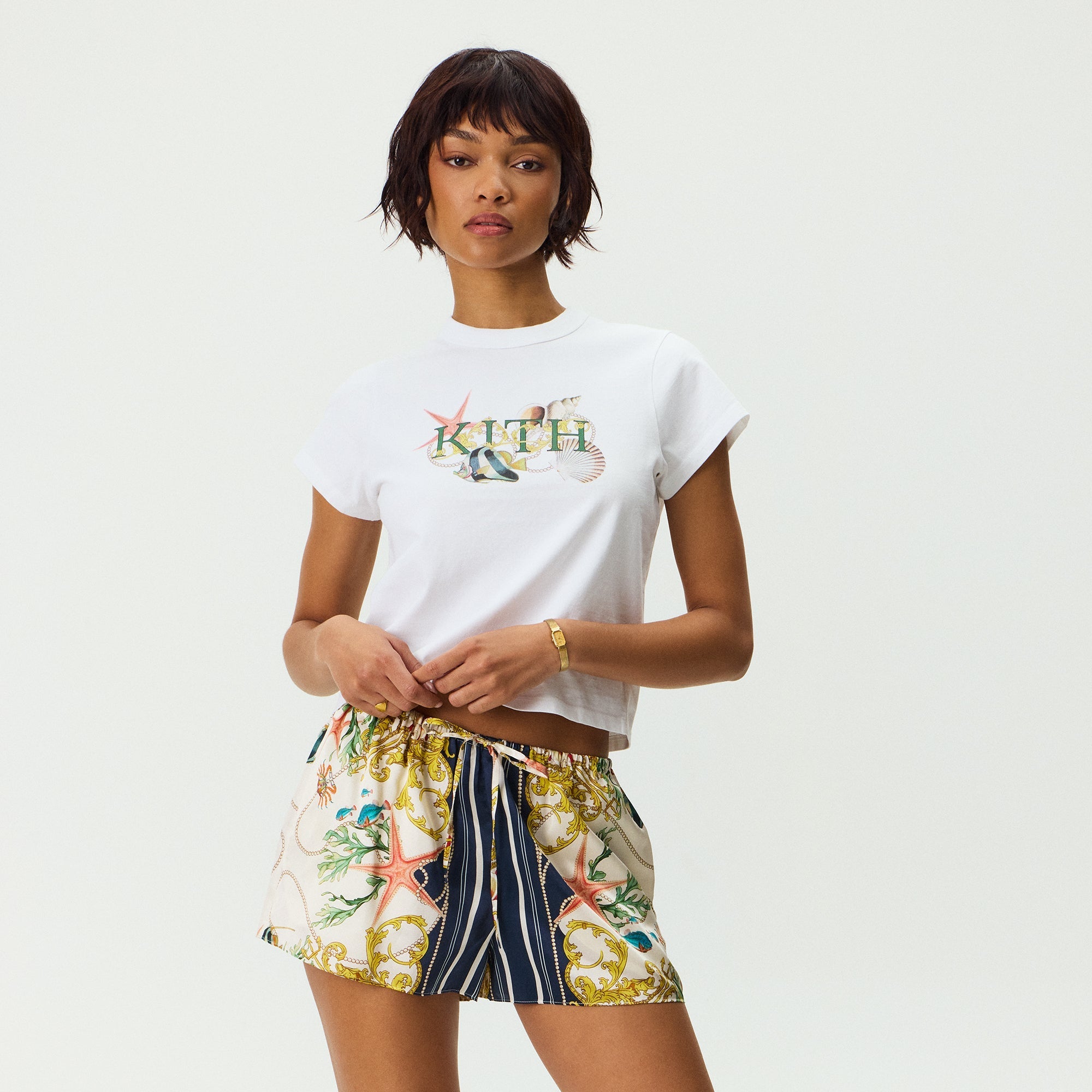 Kith Women Mulberry Vintage Atlantis Tee - White – Kith Japan