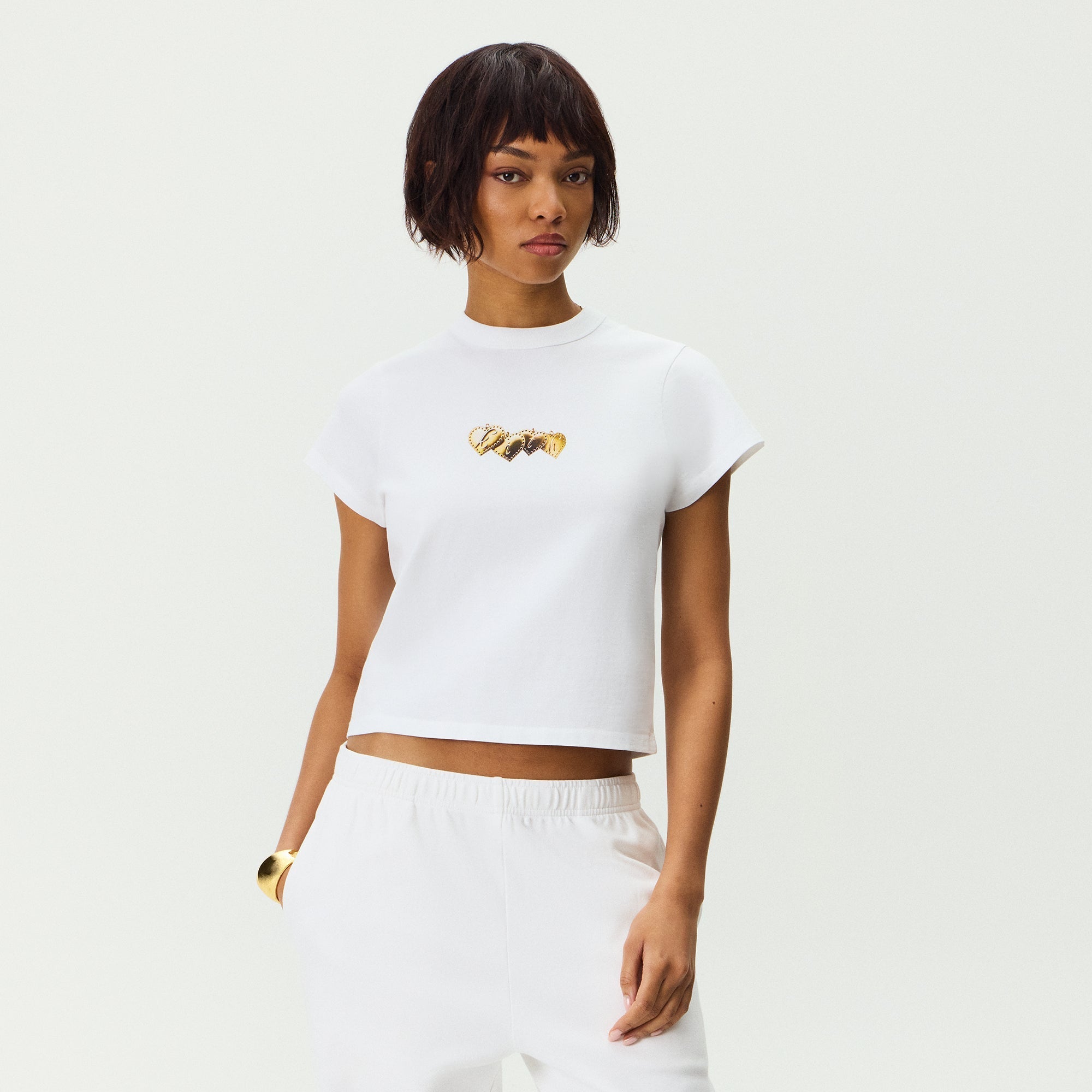 Kith Women Mulberry Vintage Heart Charm Tee - White – Kith Japan