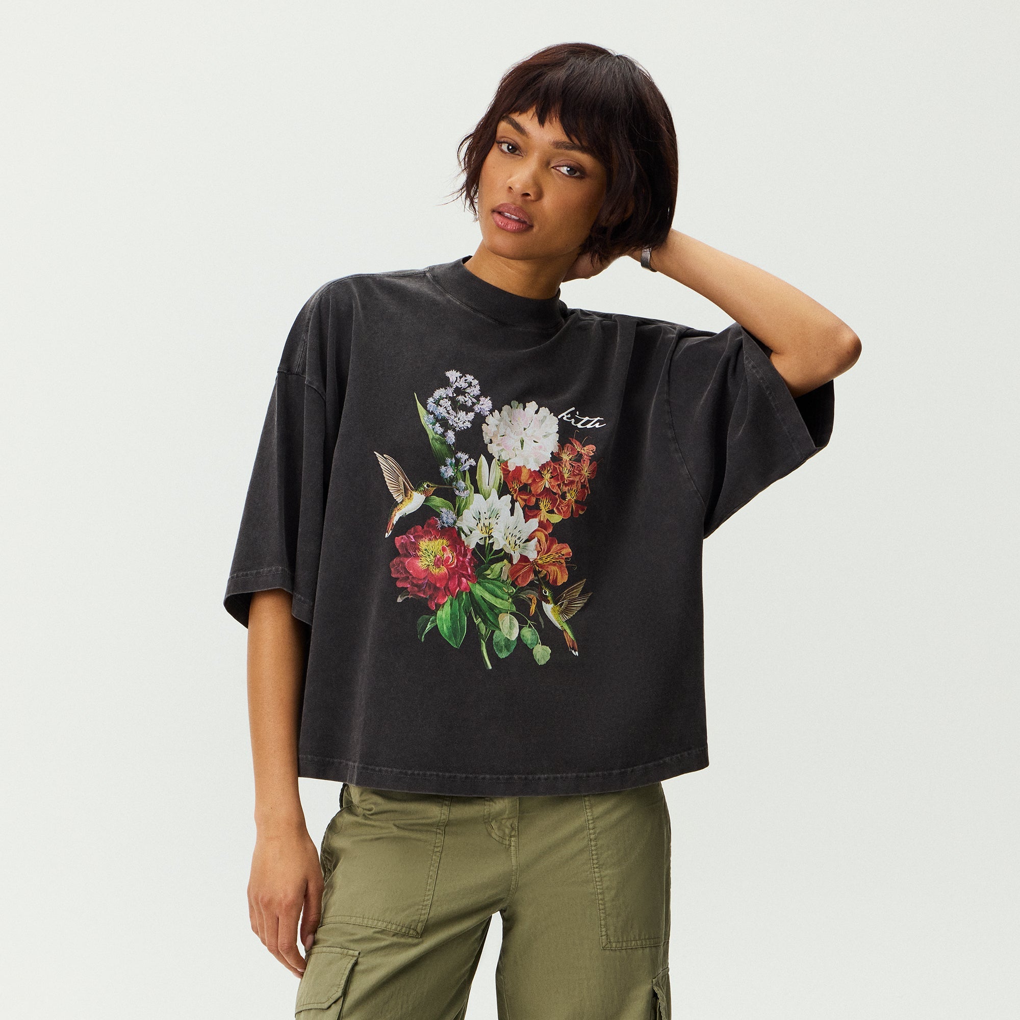 Kith Women Ruben Bouquet Floral Tee - Black – Kith Japan