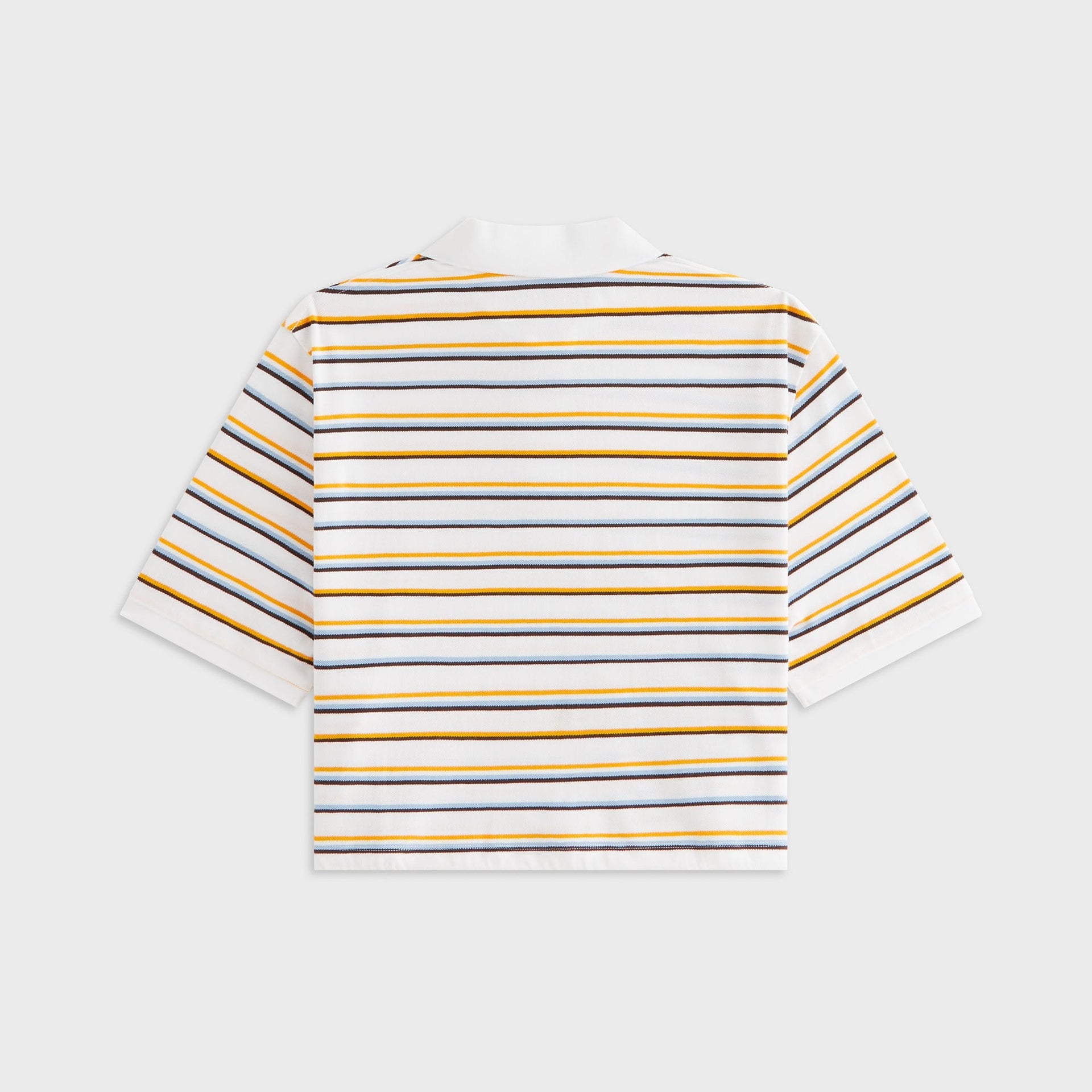 Kith Women Sadie Stripe Pique Polo - White - PH