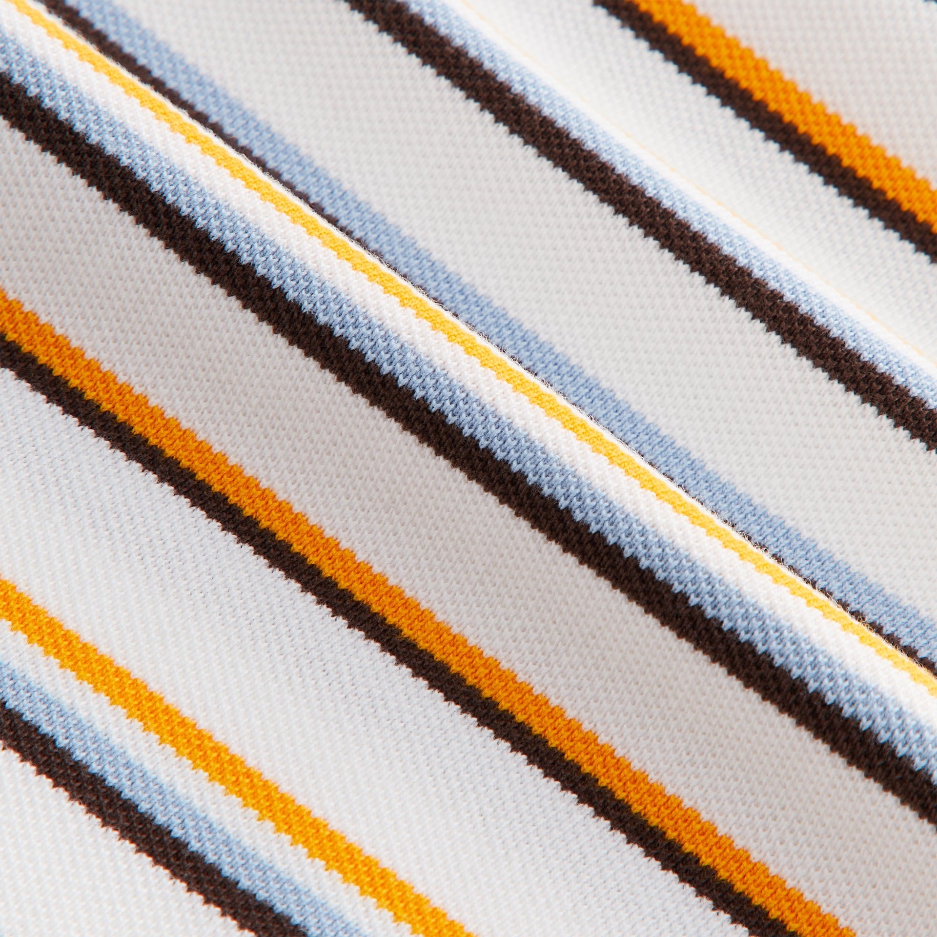 Kith Women Sadie Stripe Pique Polo - White - PH