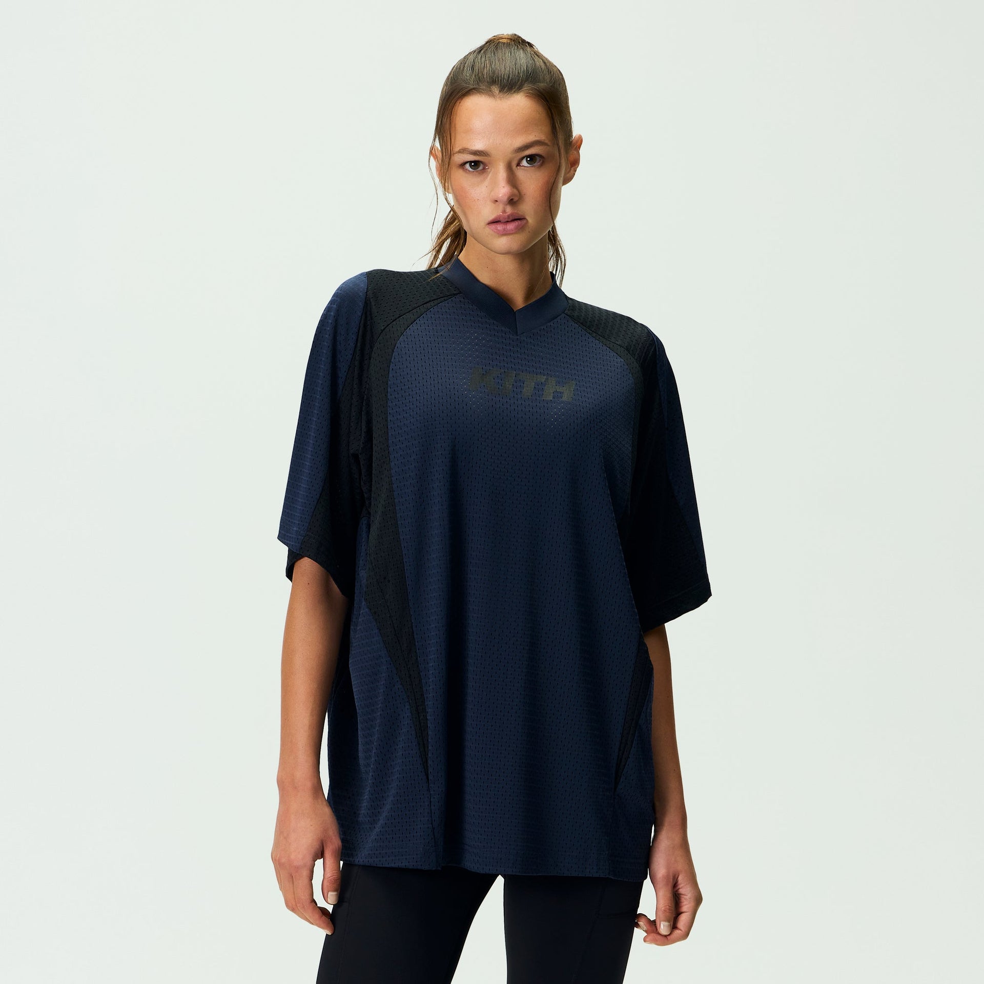 Kith Women Ridley II Mesh Short Sleeve Tee - Nocturnal - PH
