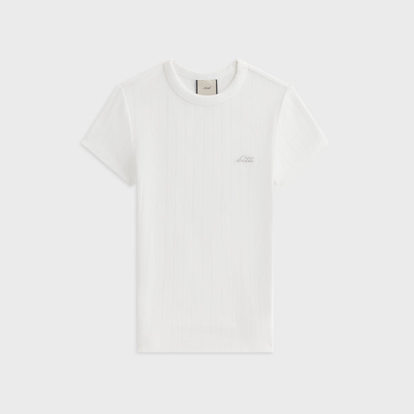 Kith Women Mulberry IV Flat Rib Tee - White – Kith Japan