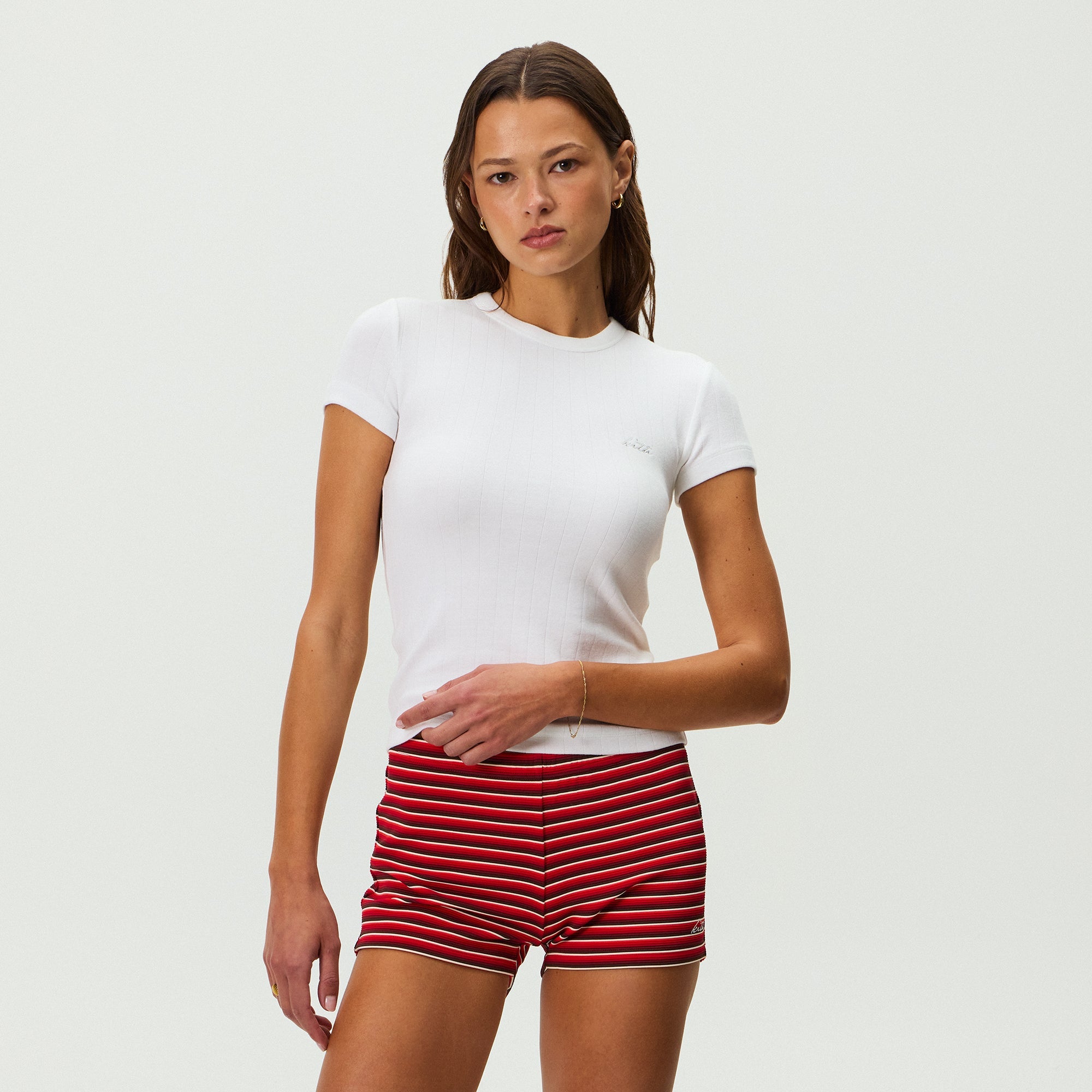 Kith Women Mulberry IV Flat Rib Tee - White – Kith Japan