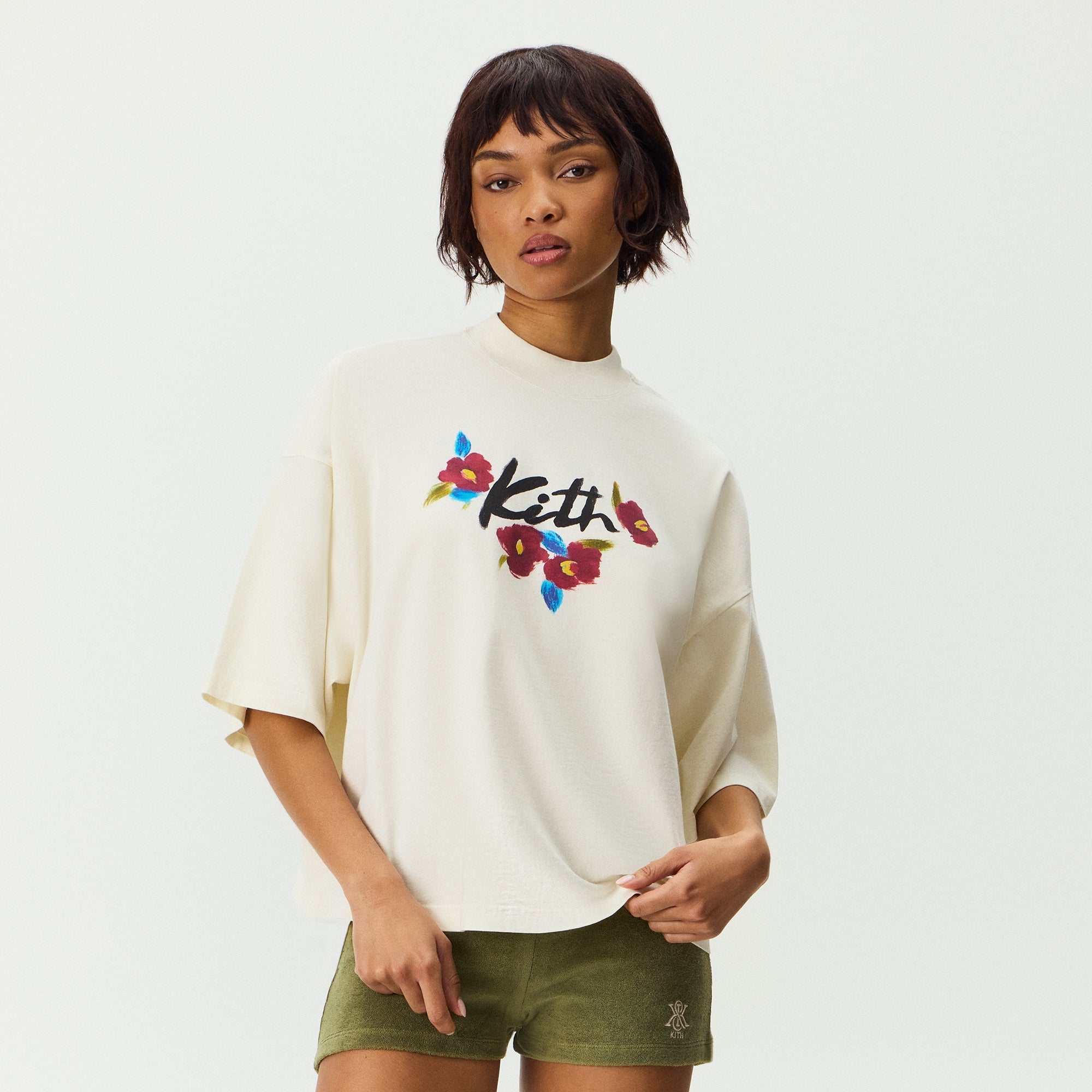Kith Women Ruben Brush Floral Tee - Silk – Kith Japan