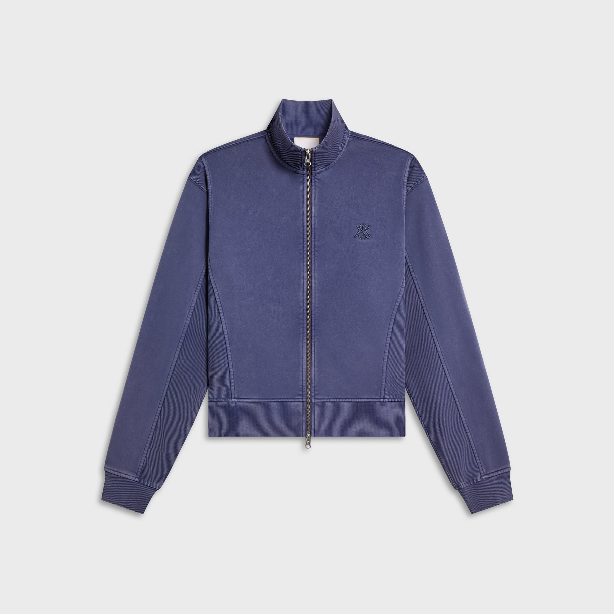 Kith Women Oversized Wyler Paneled Full Zip Jacket - Neptune