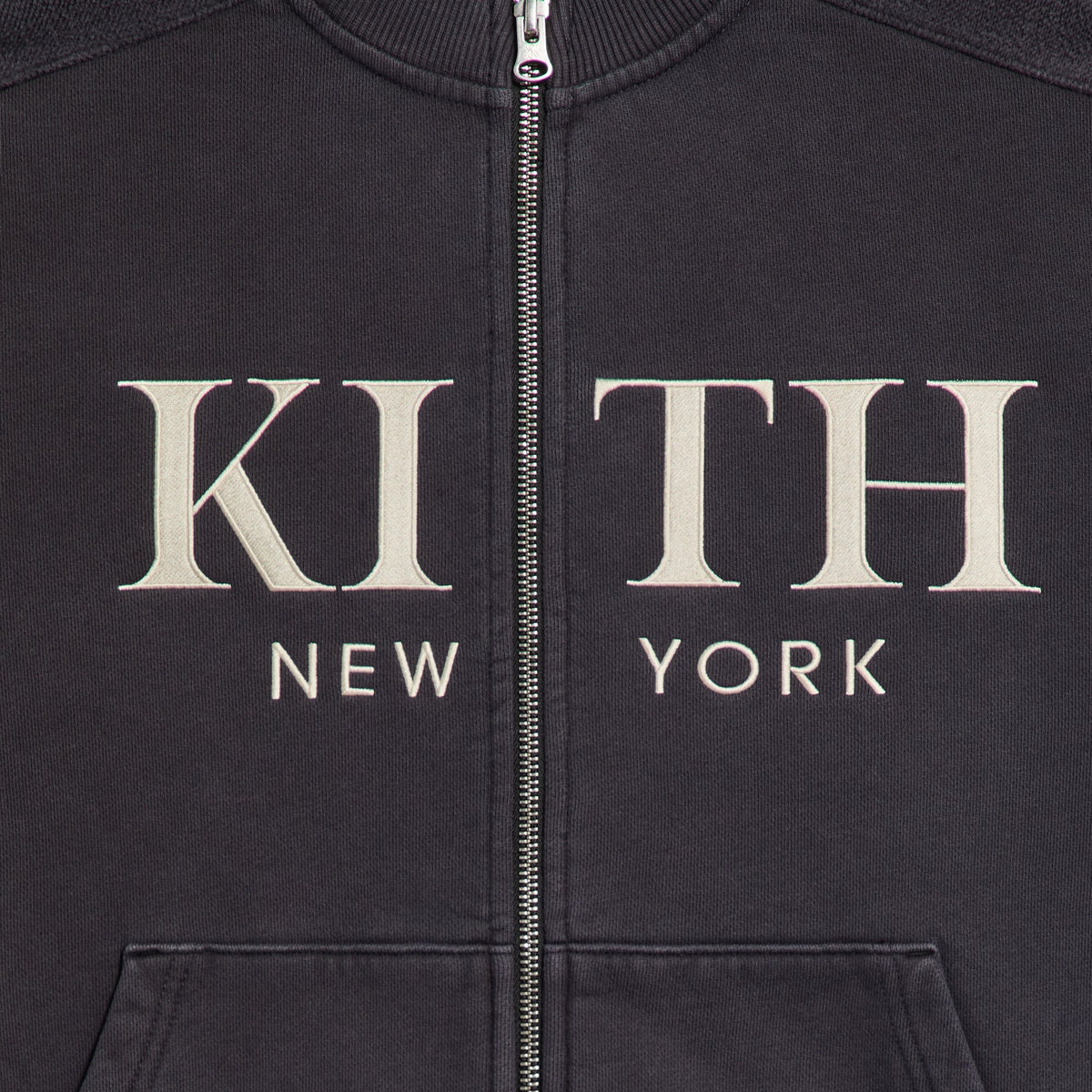 Kith Women Peige Paneled Oversized Zip Jacket - Black