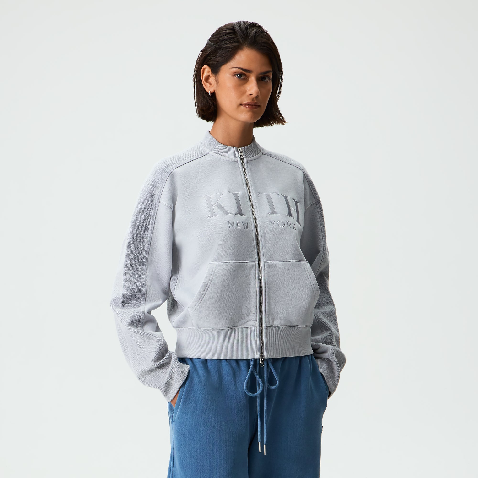 Kith Women Peige Paneled Oversized Zip Jacket - Atom – Kith Japan