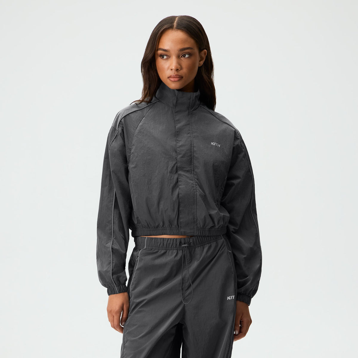 Kith Women Lowen II Nylon Track Jacket - Void