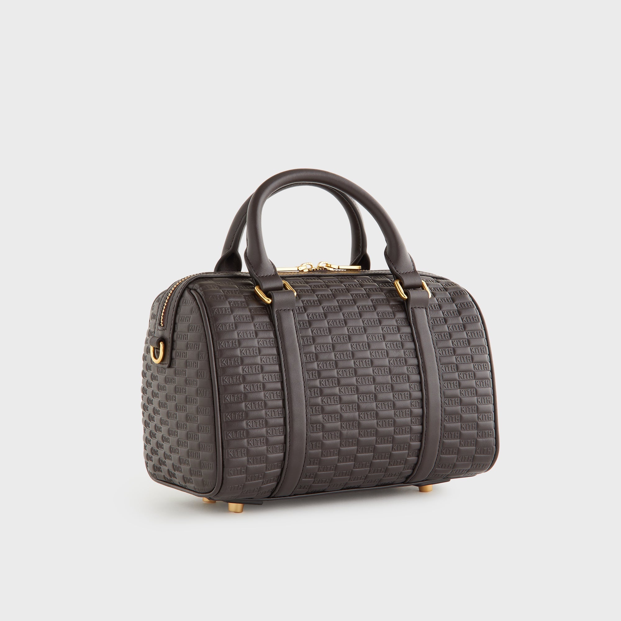 Kith Women Leather Monogram Smooth Harlowe Bag - Ganache – Kith Japan
