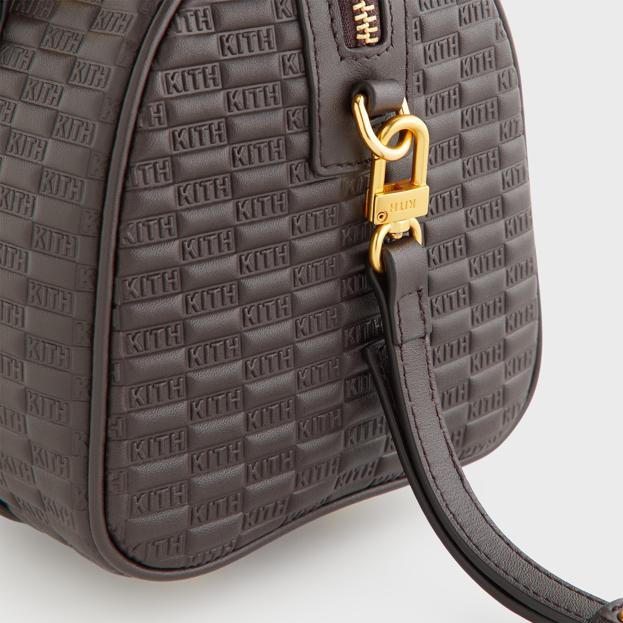 Kith Women Leather Monogram Smooth Harlowe Bag - Ganache – Kith Japan