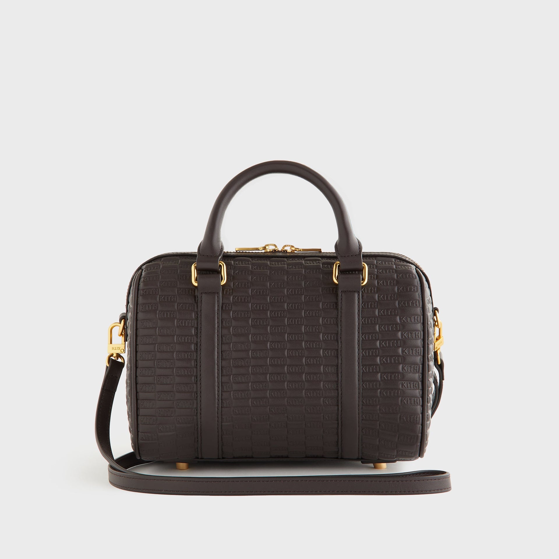 Kith Women Leather Monogram Smooth Harlowe Bag - Ganache