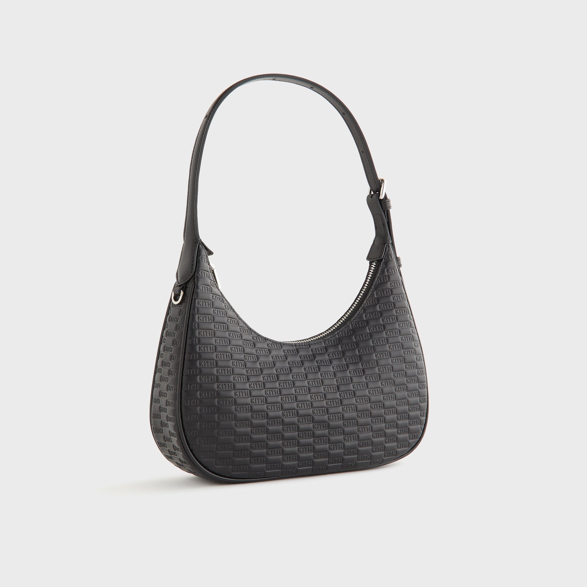 KITHボディバッグ2個セット Kith Monogram Leather Dopp Kit - Black