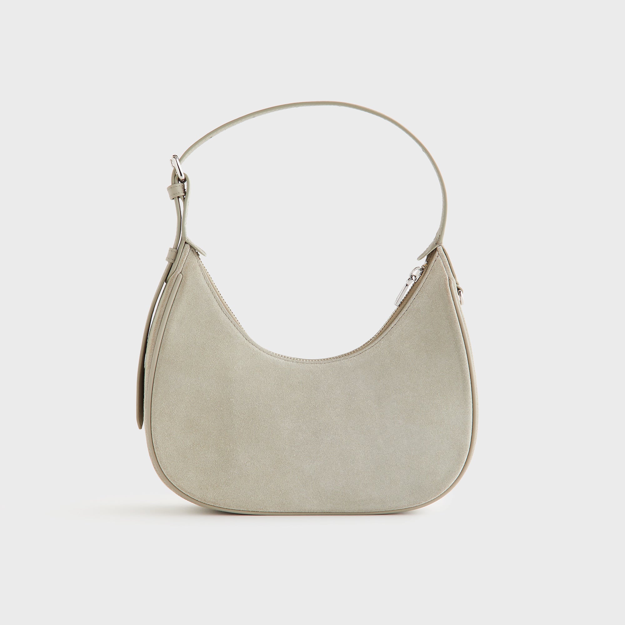 Kith Women Imana Suede Mix Crescent Shoulder Bag - Sandy Taupe
