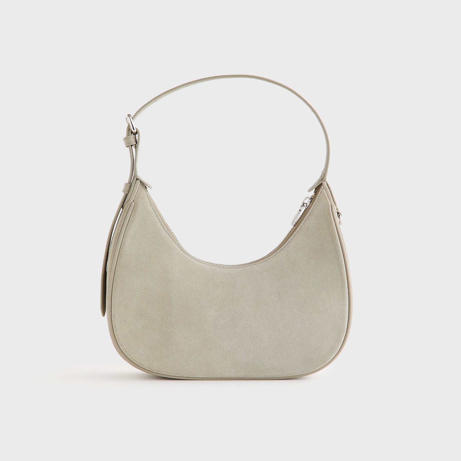 Kith Women Imana Suede Mix Crescent Shoulder Bag - Sandy Taupe - PH