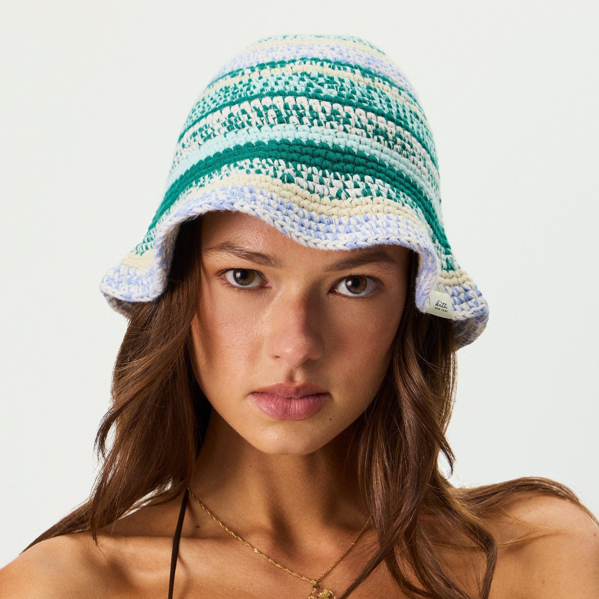 Kith Women Autograph Crochet Bucket Hat - Majestic – Kith Japan