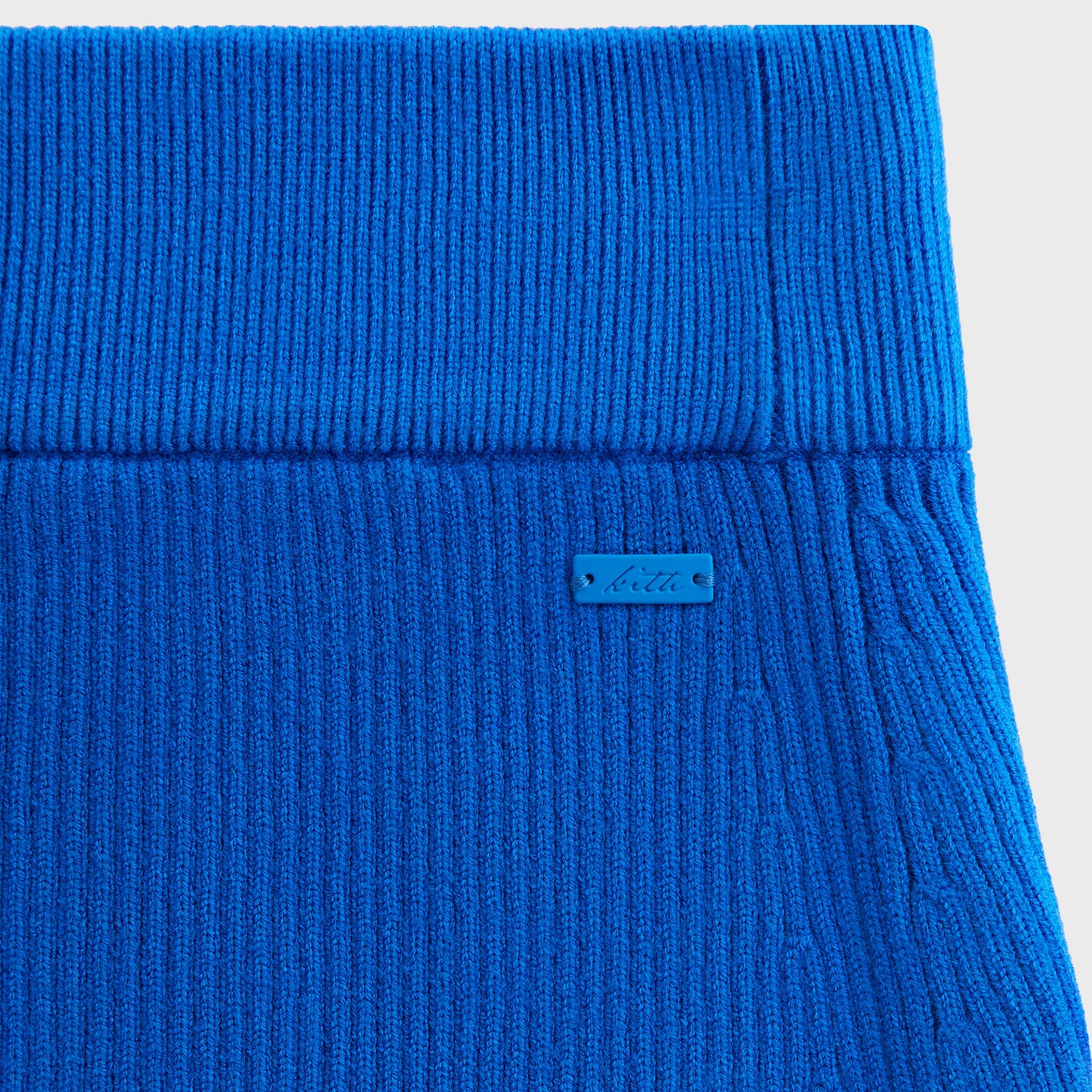 Kith Women Arys Asymmetrical Zip Mini Skirt - Lake