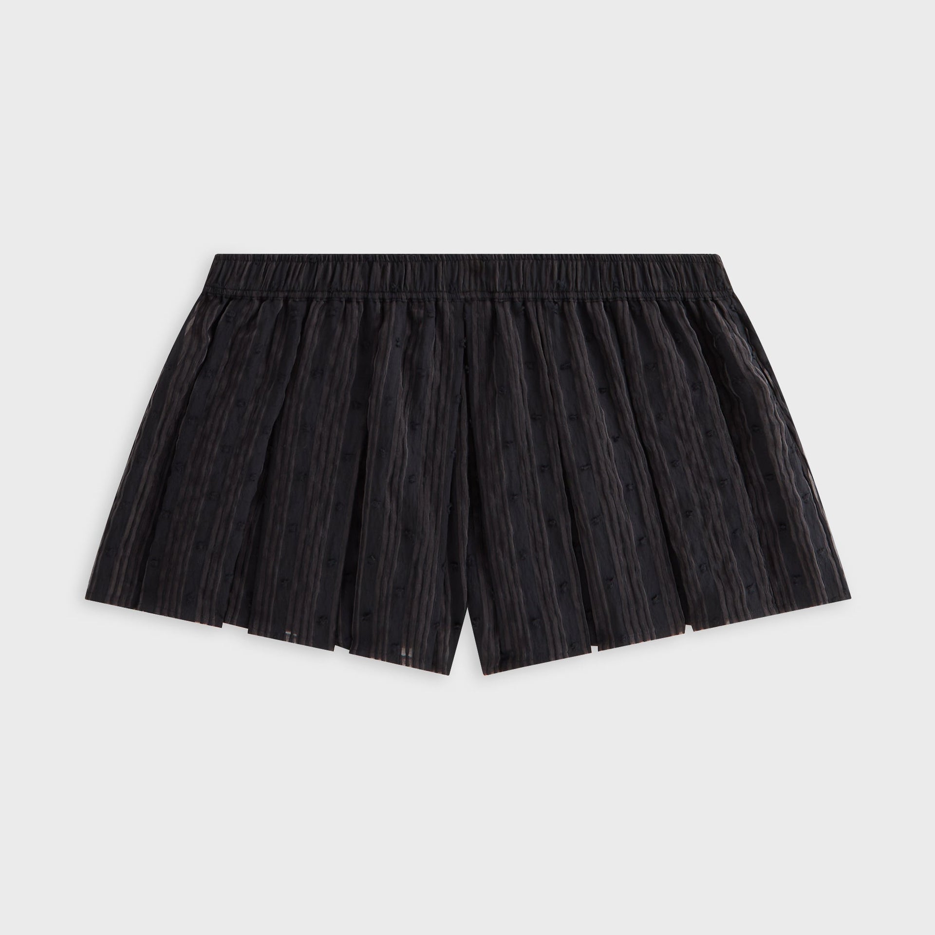 Kith Women Sashi Sheer Pleated Short - Black - PH