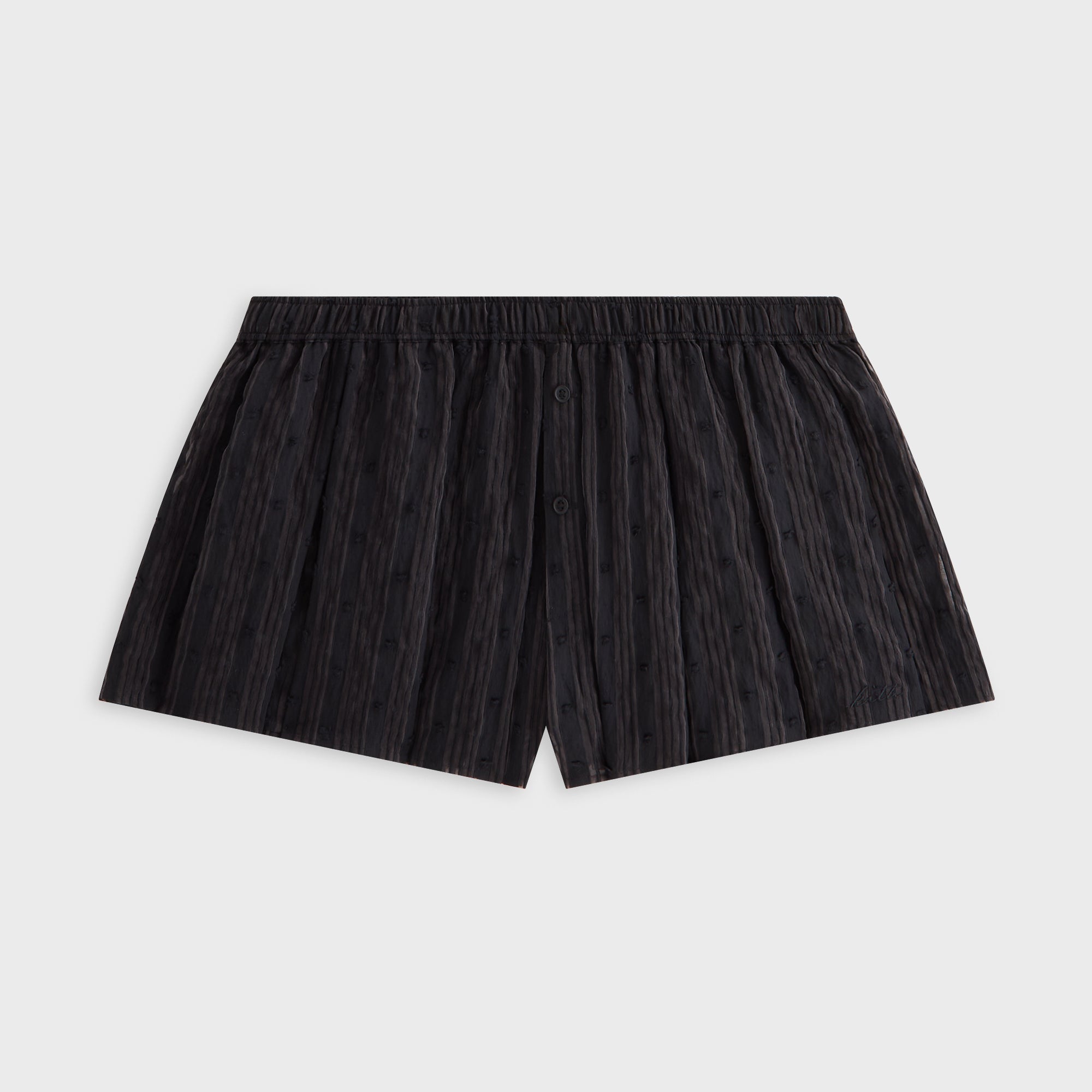 Kith Women Sashi Sheer Pleated Short - Black – Kith Japan