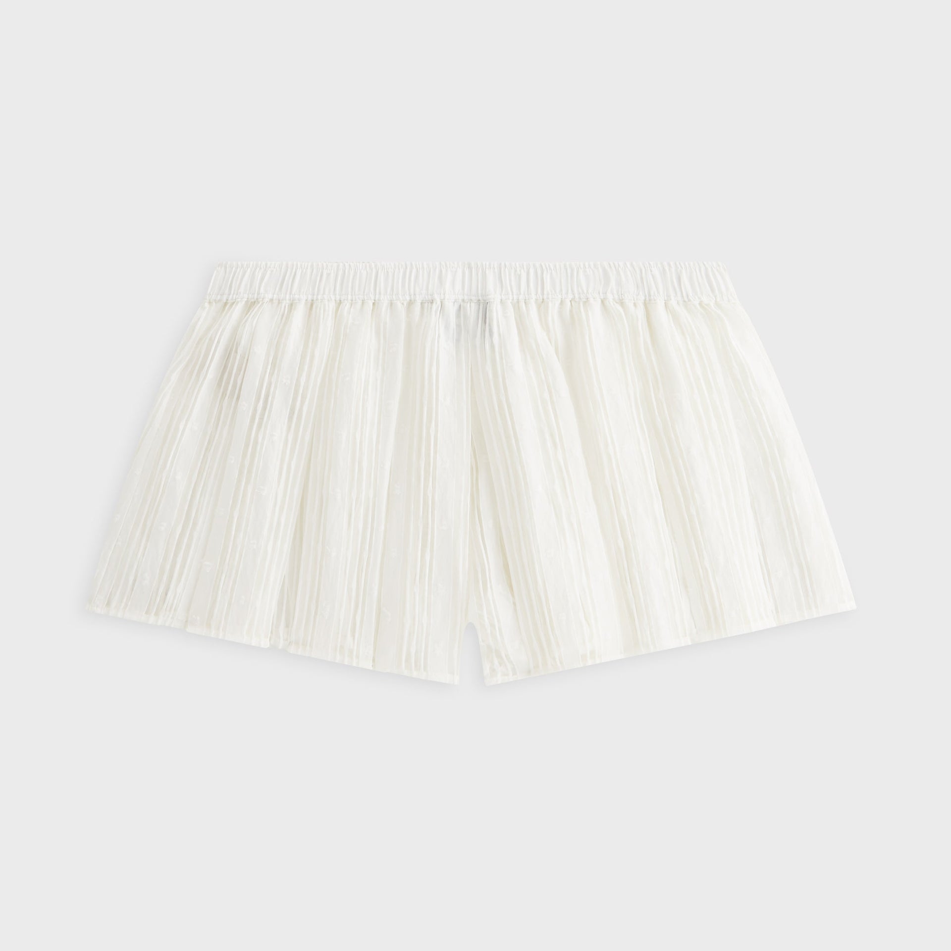 Kith Women Sashi Sheer Pleated Short - White