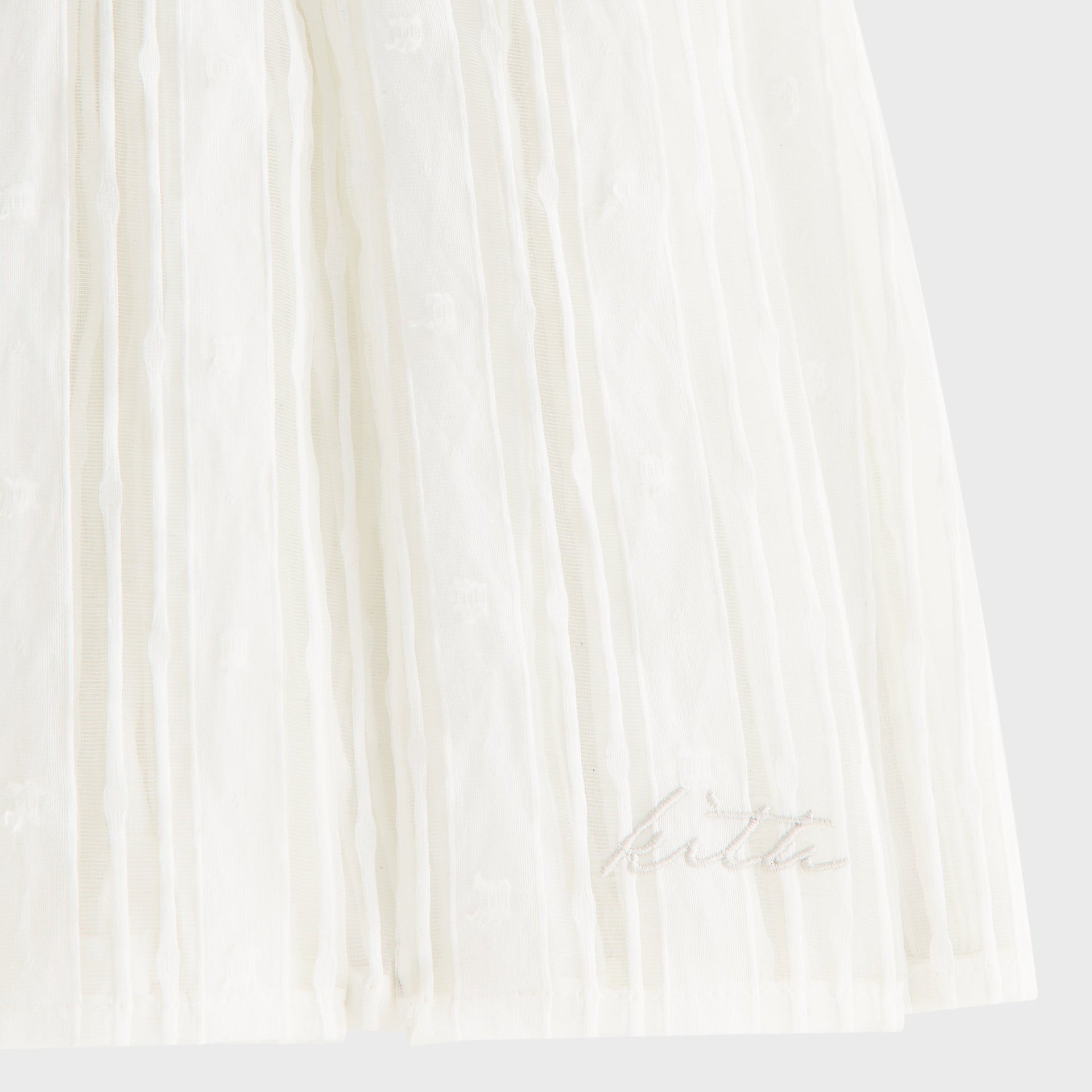 Kith Women Sashi Sheer Pleated Short - White