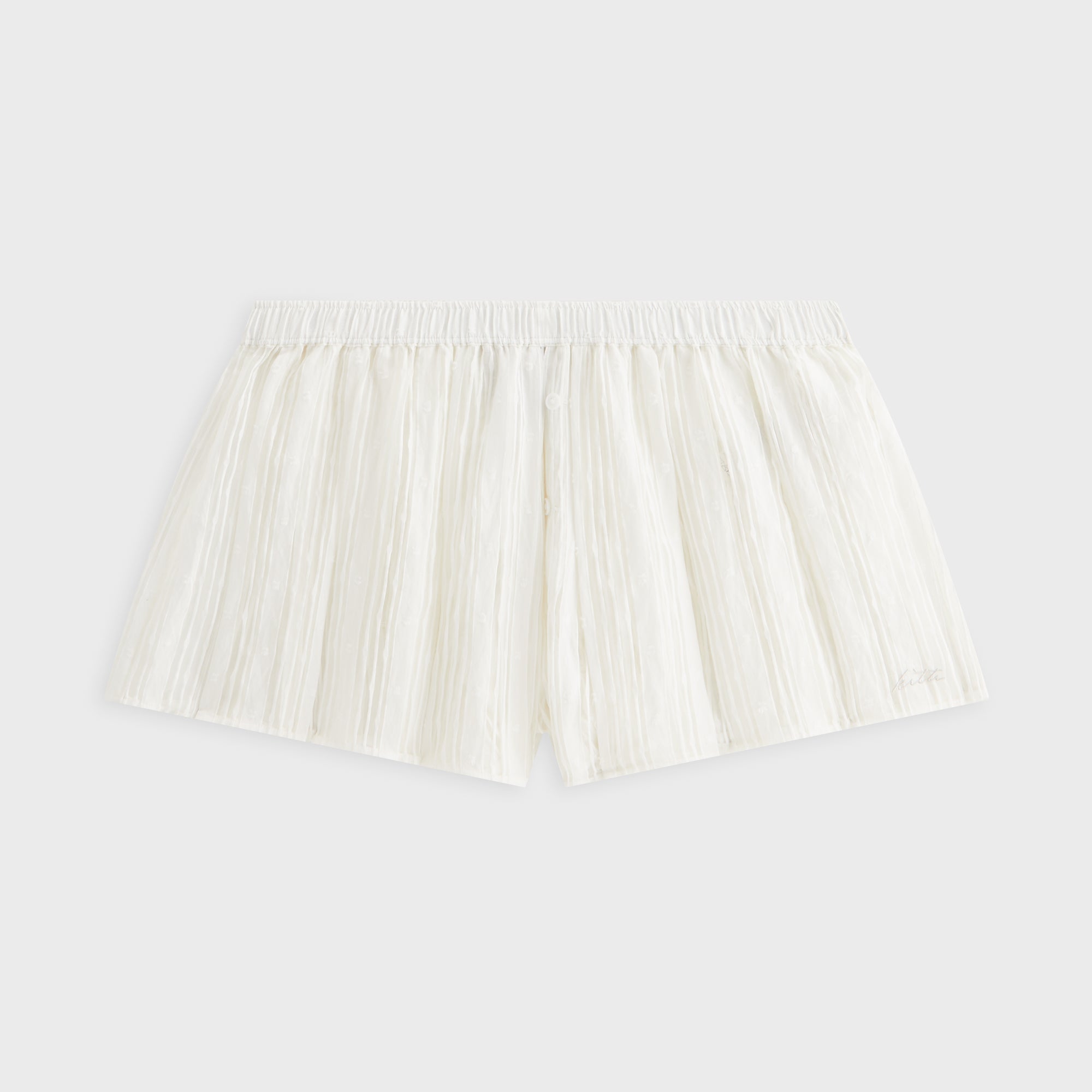 Kith Women Sashi Sheer Pleated Short - White – Kith Japan