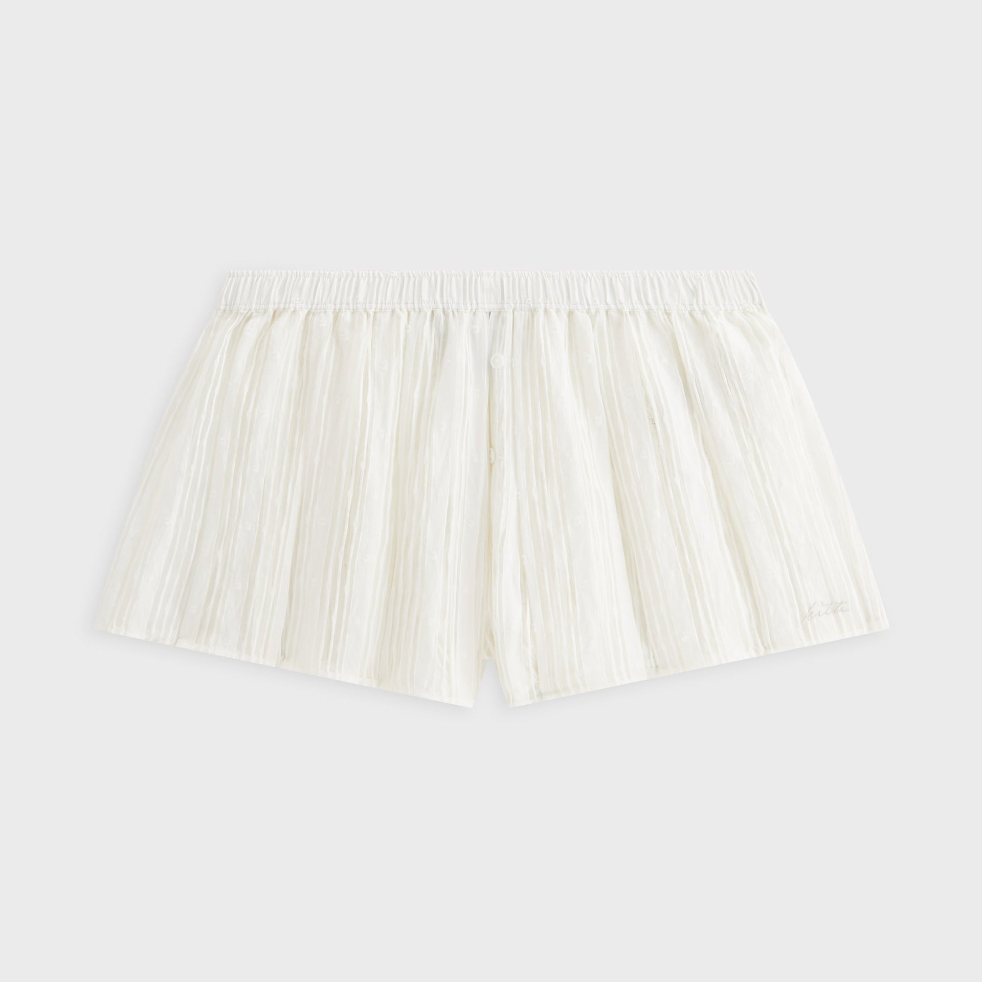 Kith Women Sashi Sheer Pleated Short - White - PH