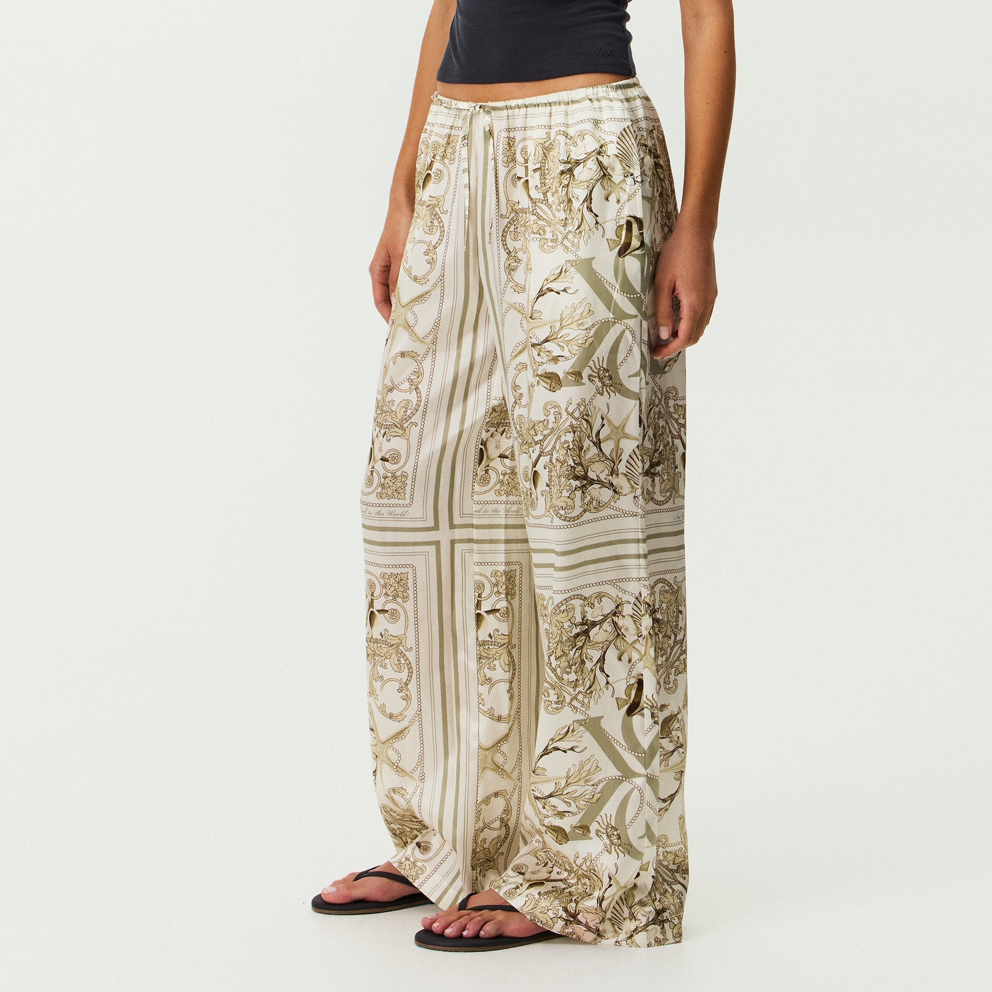 【MAKOTO】ブラウン　UC4 2023年10月購入 Kith Women Michi Atlantis Drawstring Pant - Sandrift – Kith Japan