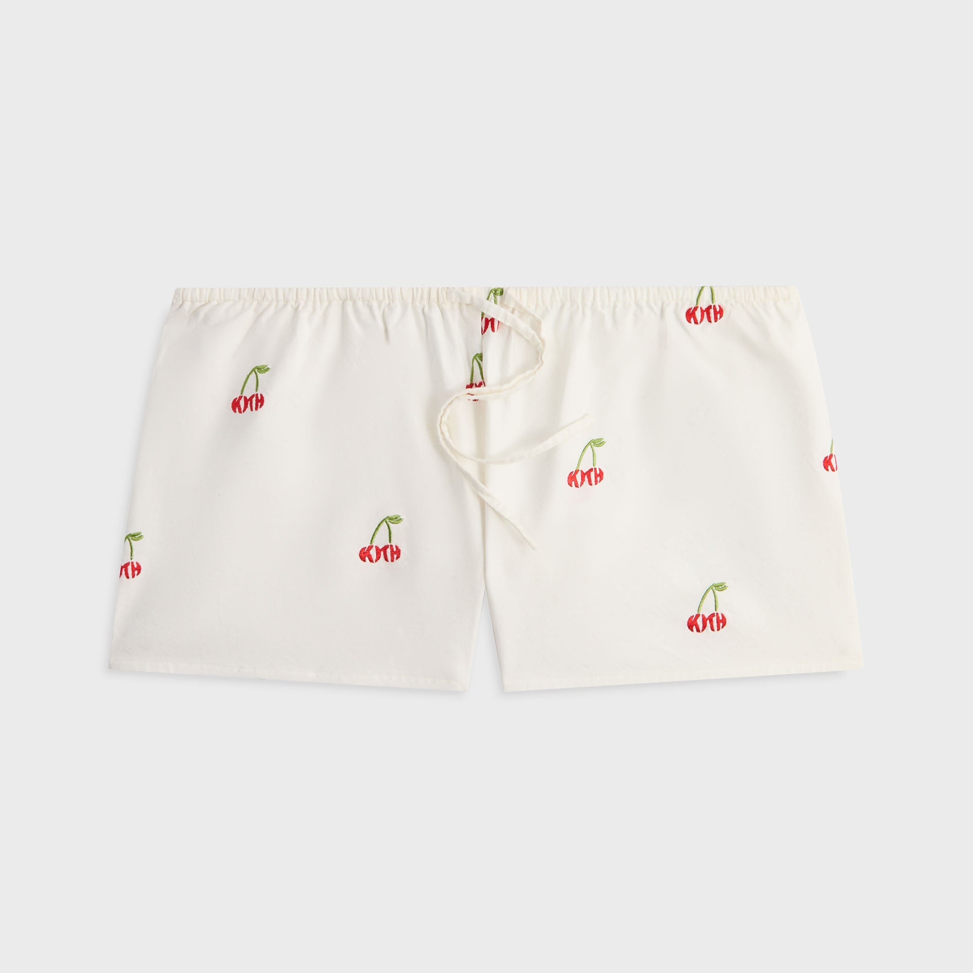 Kith Women Esbe Cherry Oxford Micro Short - White – Kith Japan